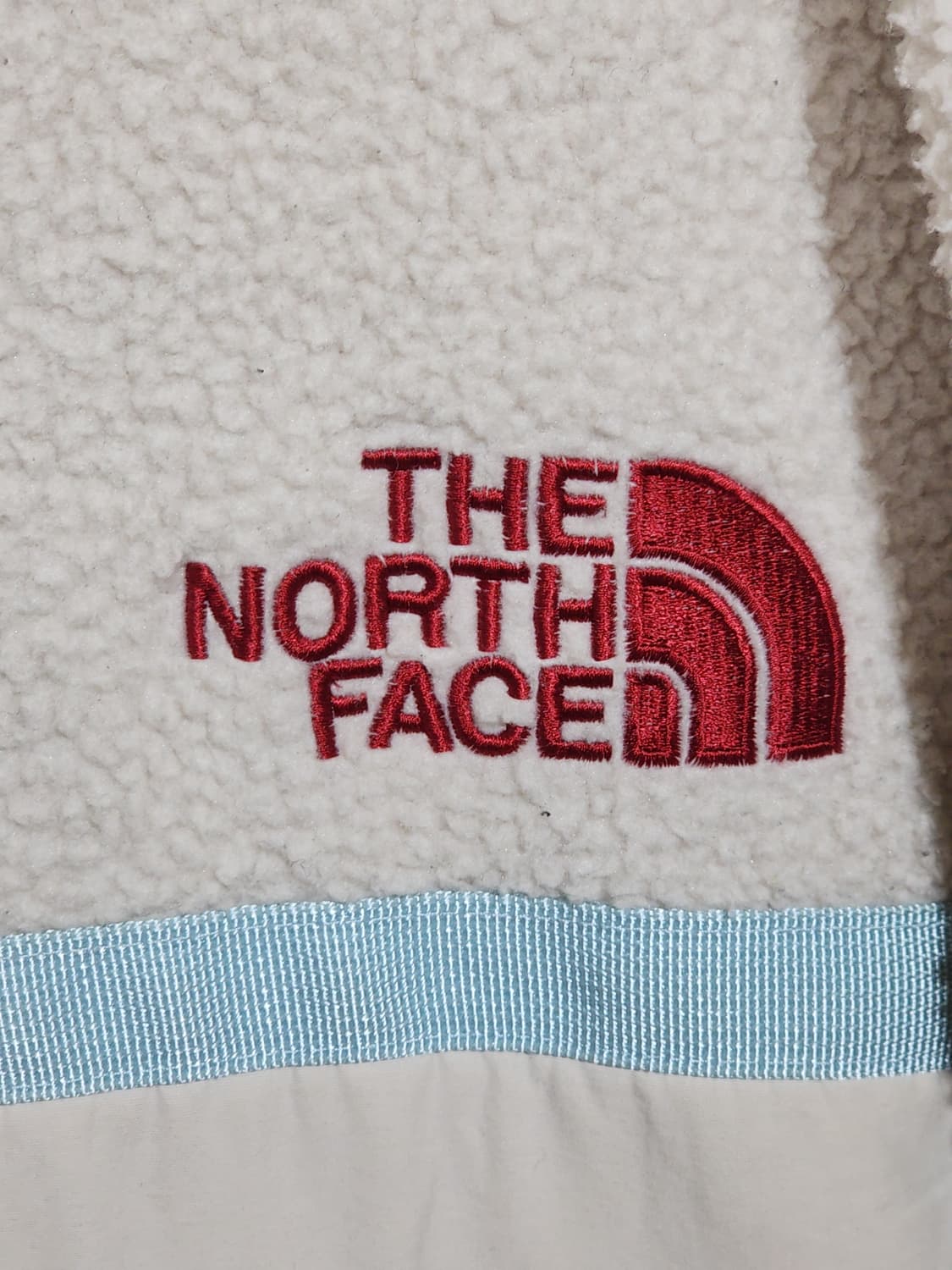 노스페이스 플리스 점퍼 아이보리 빅사이즈 뽀글이 후리스 자켓  상품이미지4