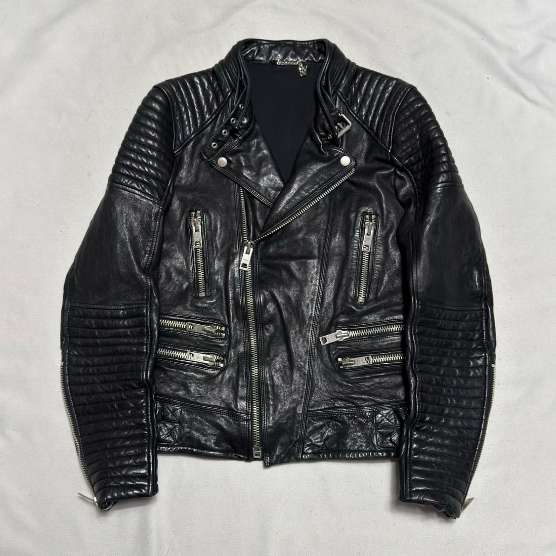 L 빈티지 양가죽 자켓 상품이미지3