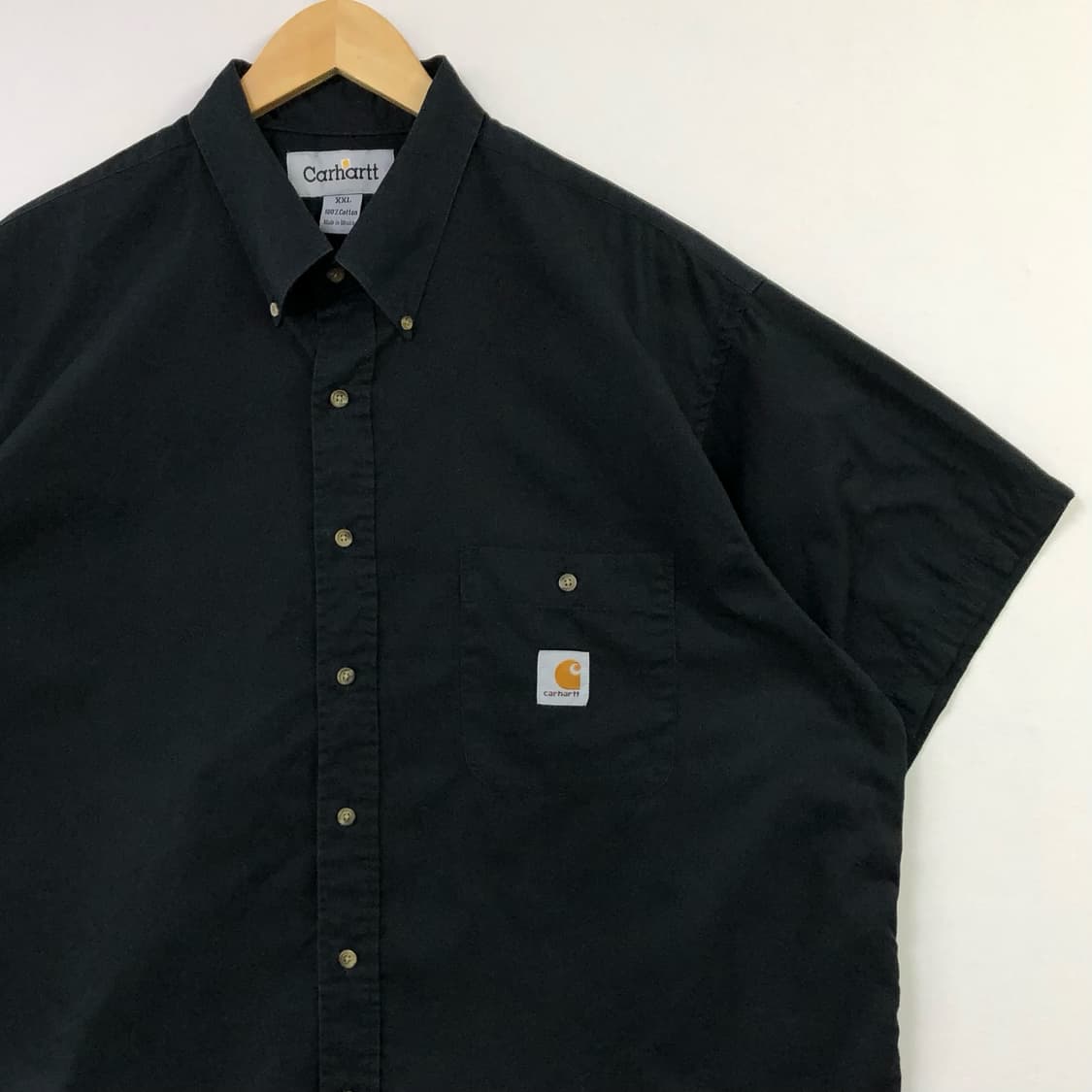 Xxl 칼하트 블랙 워크 셔츠 상품이미지1
