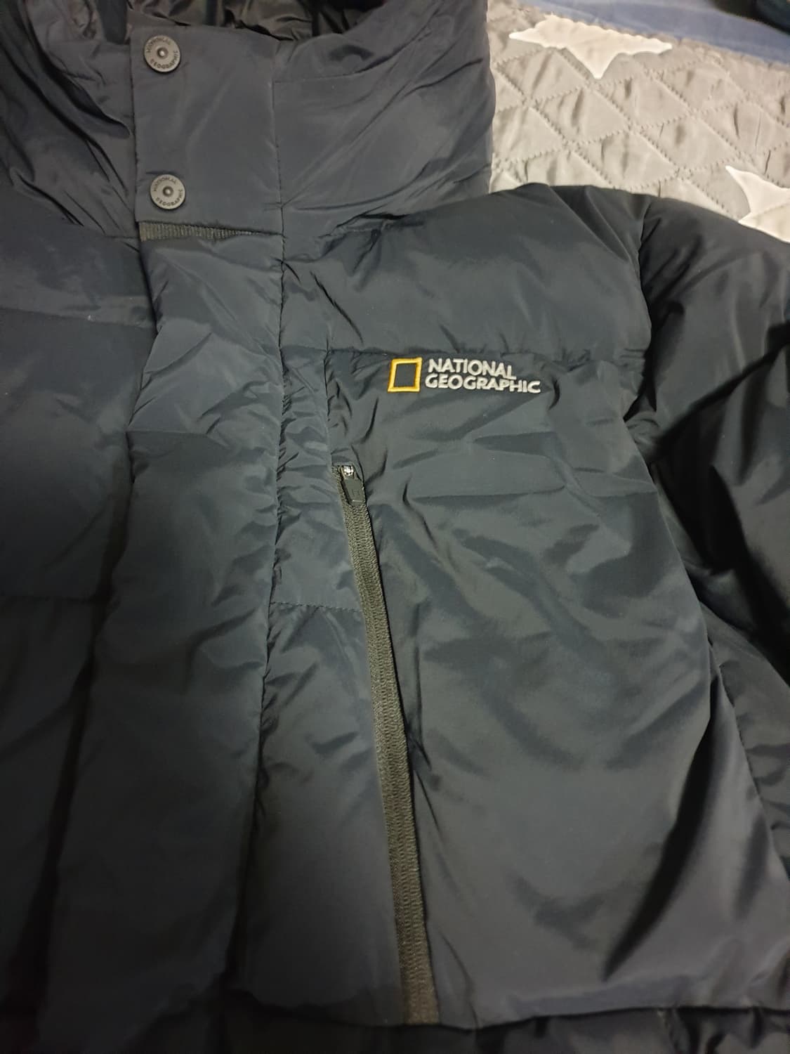 내셔널지오그래픽 키즈 카이만 구스다운 롱패딩 블랙 (160) 상품이미지2