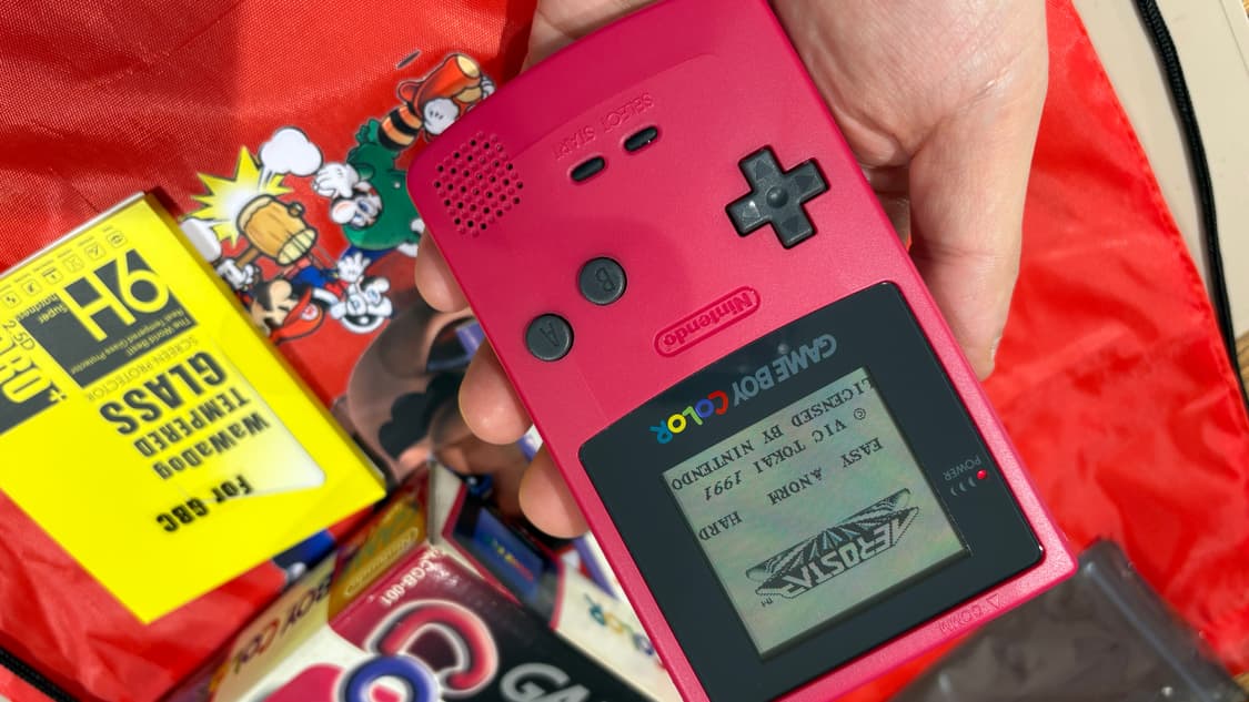 (새제품) 닌텐도 게임보이 컬러 CGB(gbc)레드 풀박스 상품이미지2