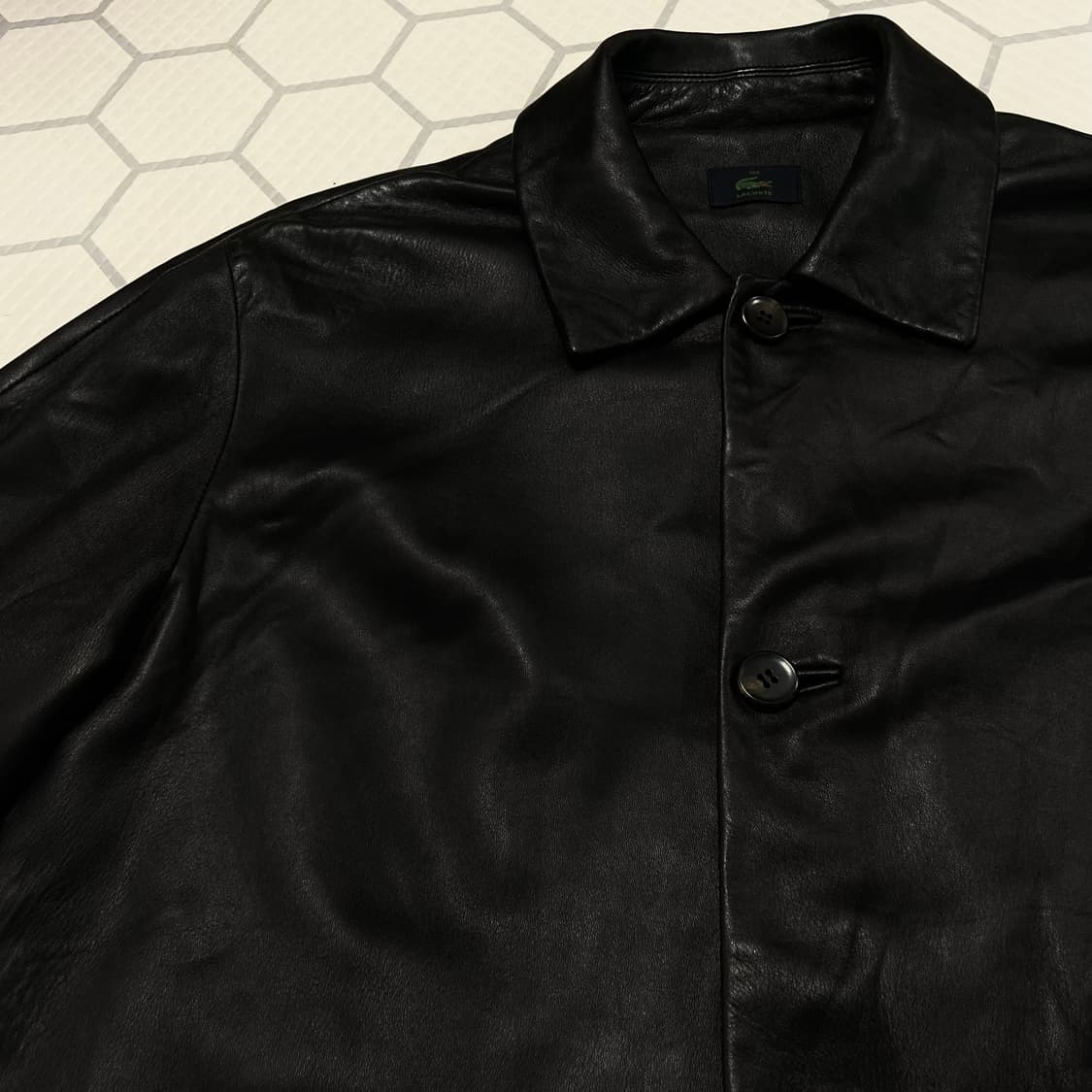 (L) 00s 라코스떼 카코트 동일드방레 🇰🇷 라코스테 양가죽 상품이미지3