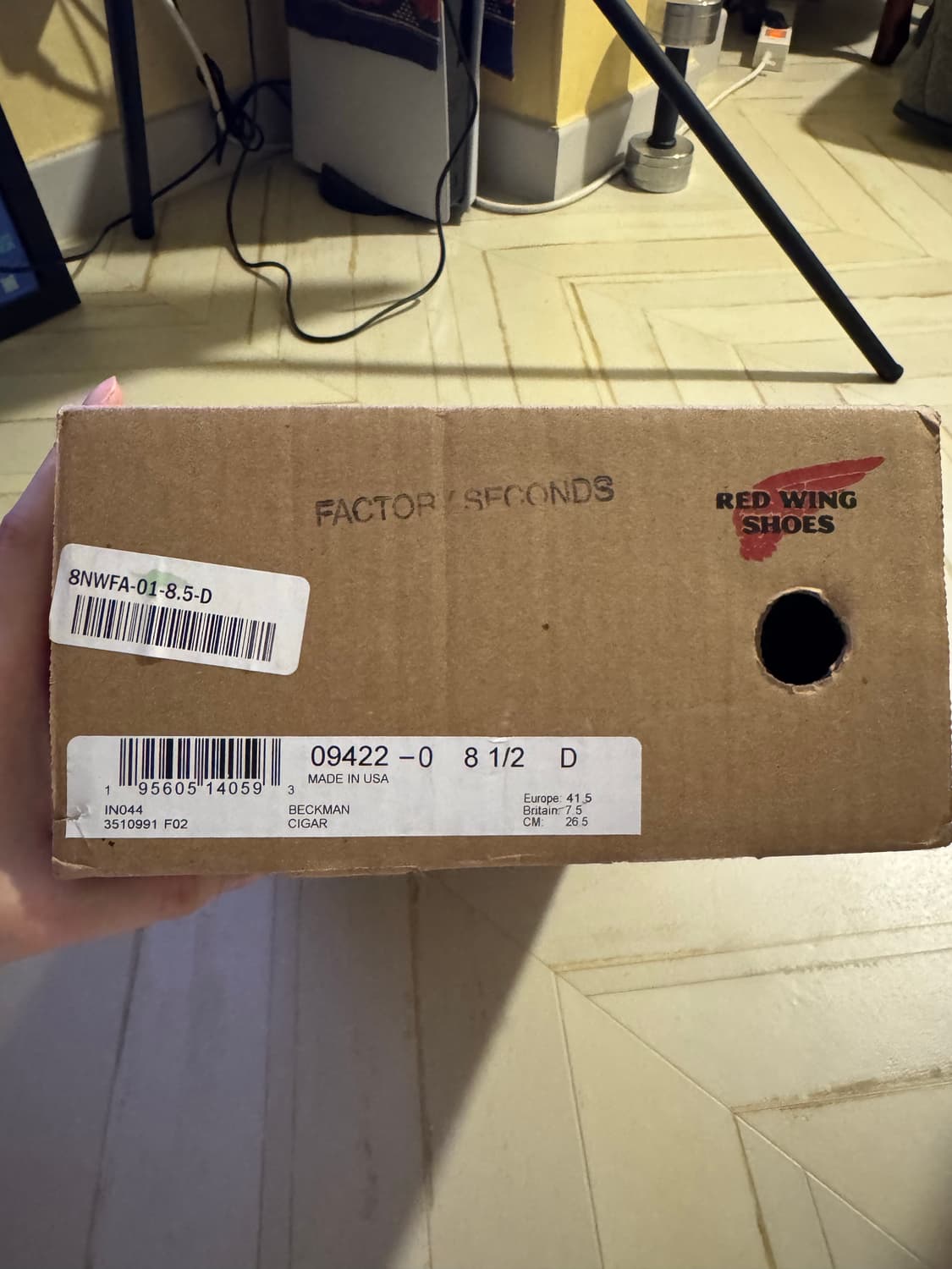 레드윙 벡맨 9422 8.5D 시가 브라운 상품이미지2