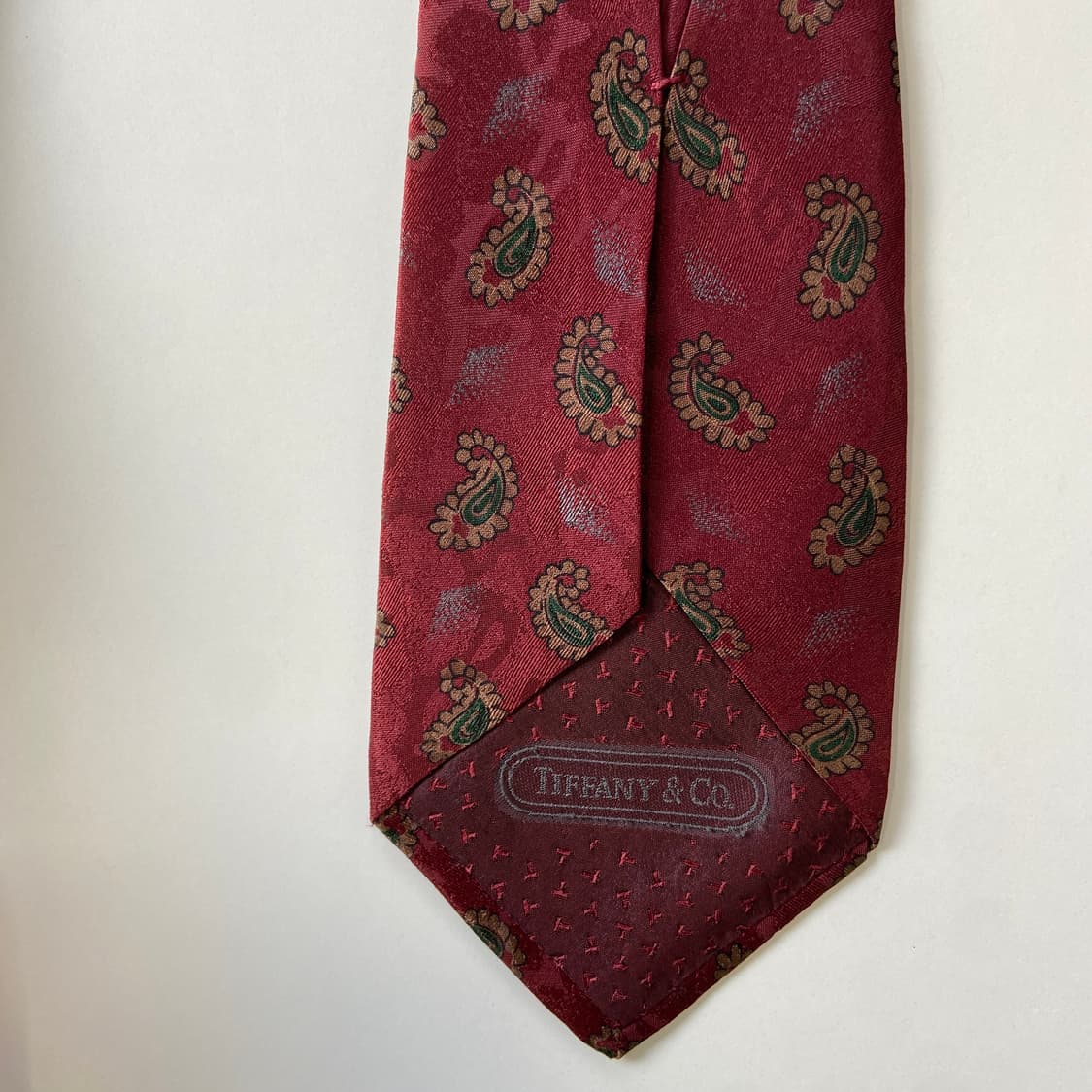 티파니앤코(tiffany&Co) 명품 정품 페이즐리 넥타이 상품이미지6