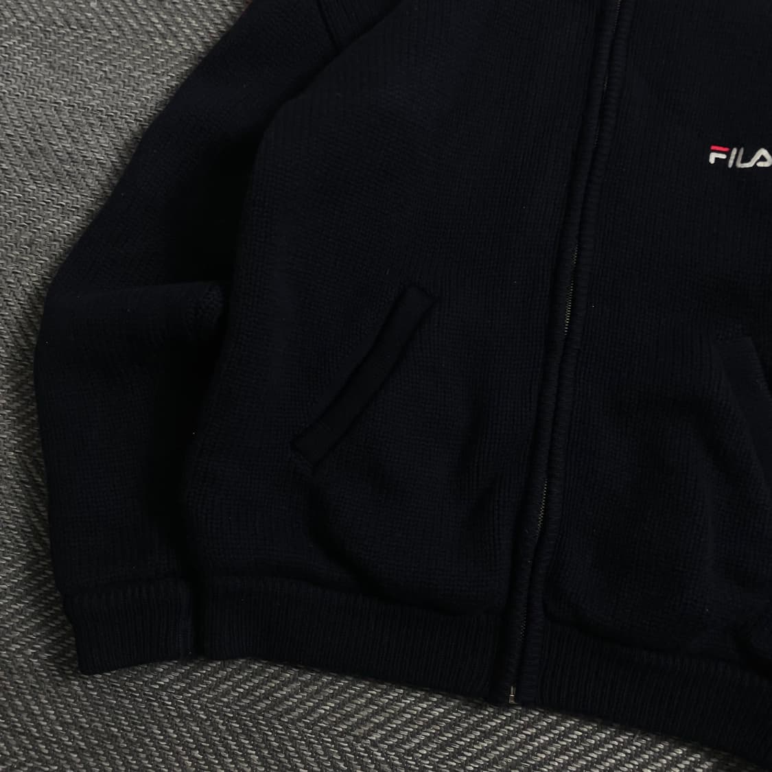 휠라 올드스쿨 케이블 니트 집업 자켓y 4265 상품이미지4