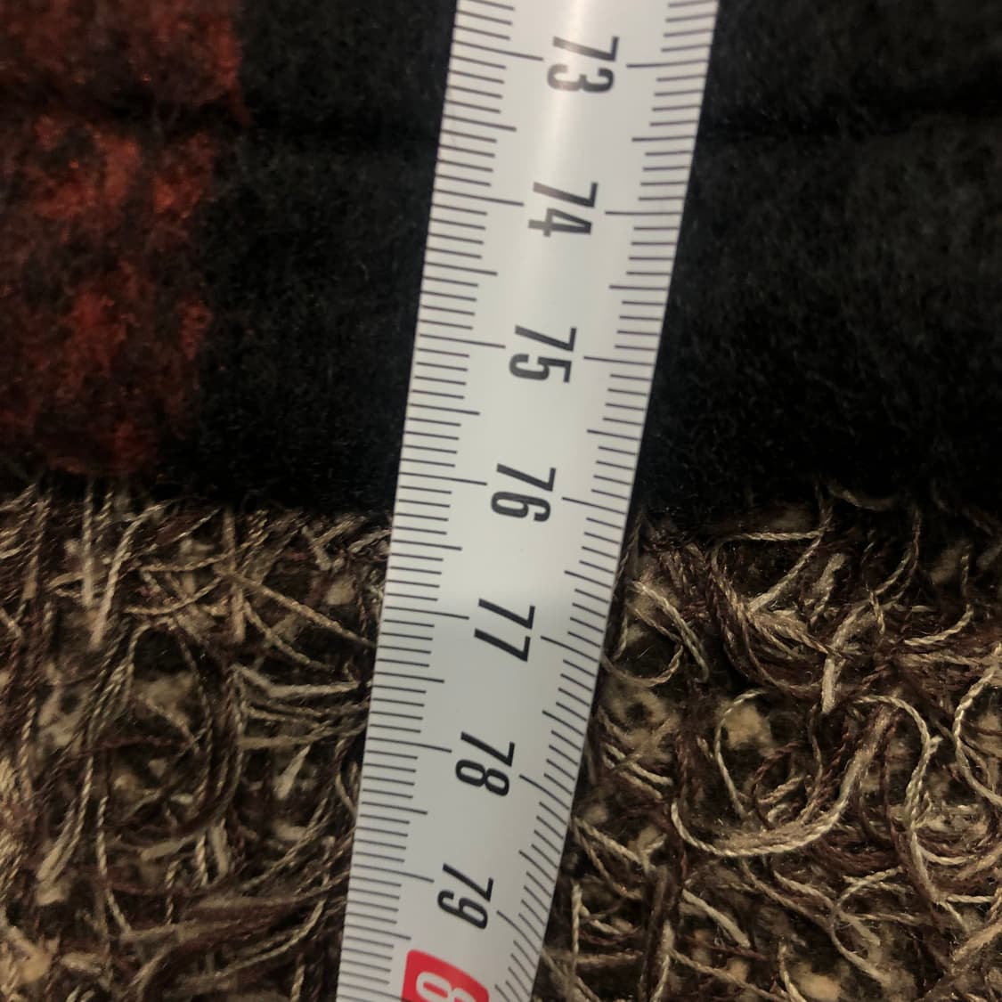 M 파타 모헤어 텍스쳐 체크 스터드 자켓 상품이미지10