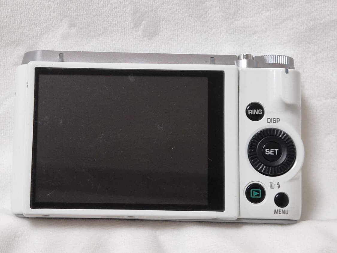 빈티지 디카/틸트액정) 카시오 엑슬림 Zr1000 화이트 판매 상품이미지3