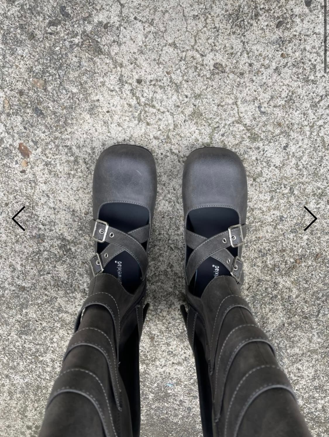 파예서울 롱부츠 FAYE Buckle cut-out long boots 상품이미지2