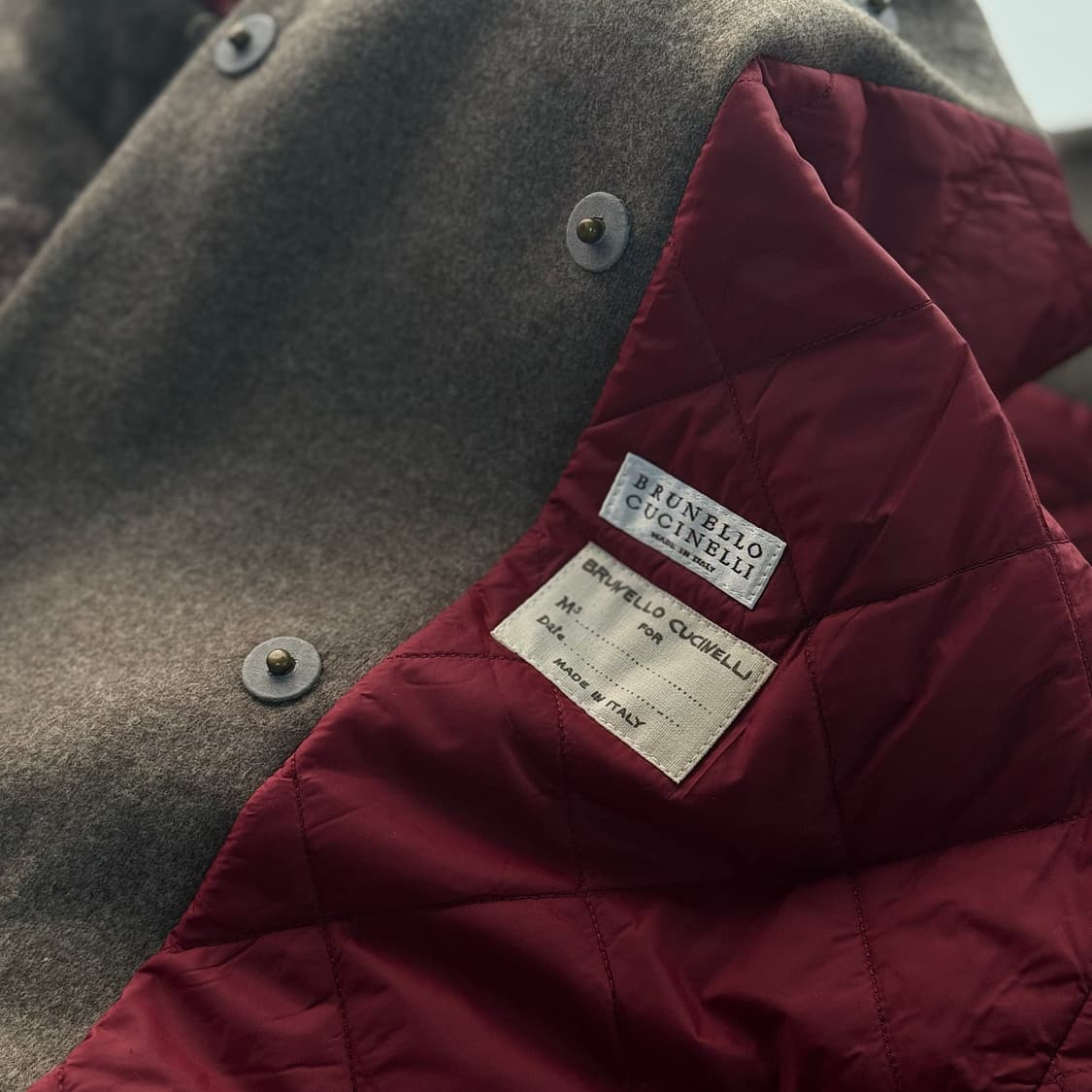 브루넬로쿠치넬리 울 캐시 코트 상품이미지5