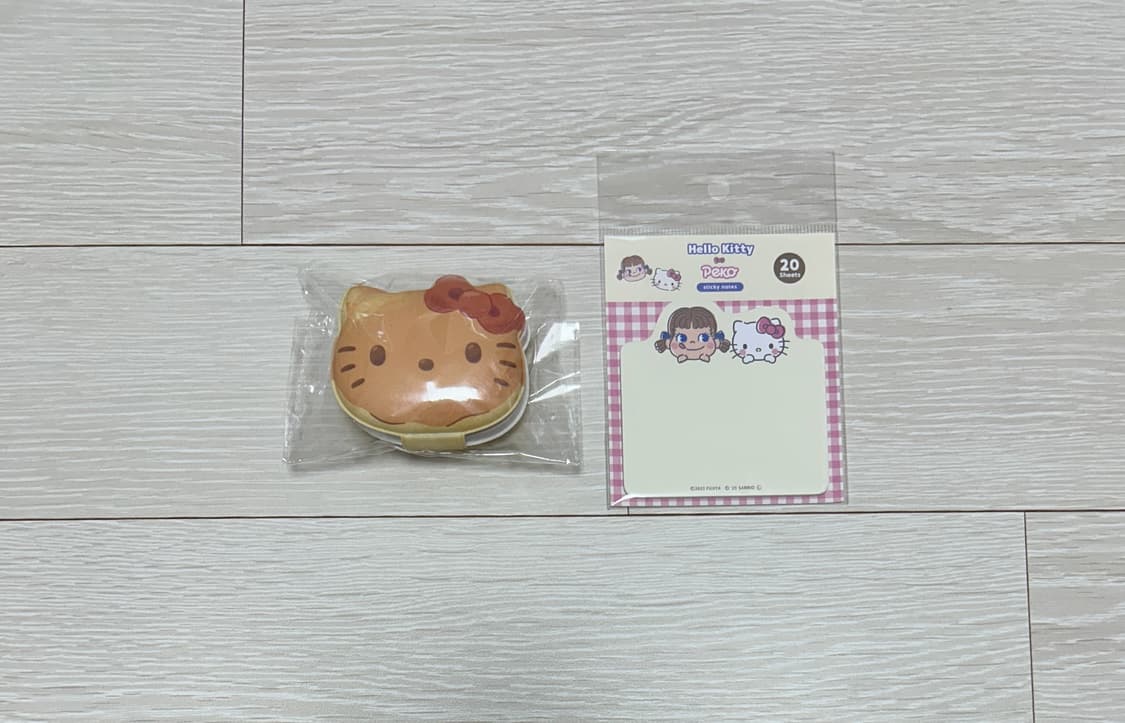 키티 빵 포스트잇 / 페코 콜라보 핑크 포스트잇 세트 상품이미지1