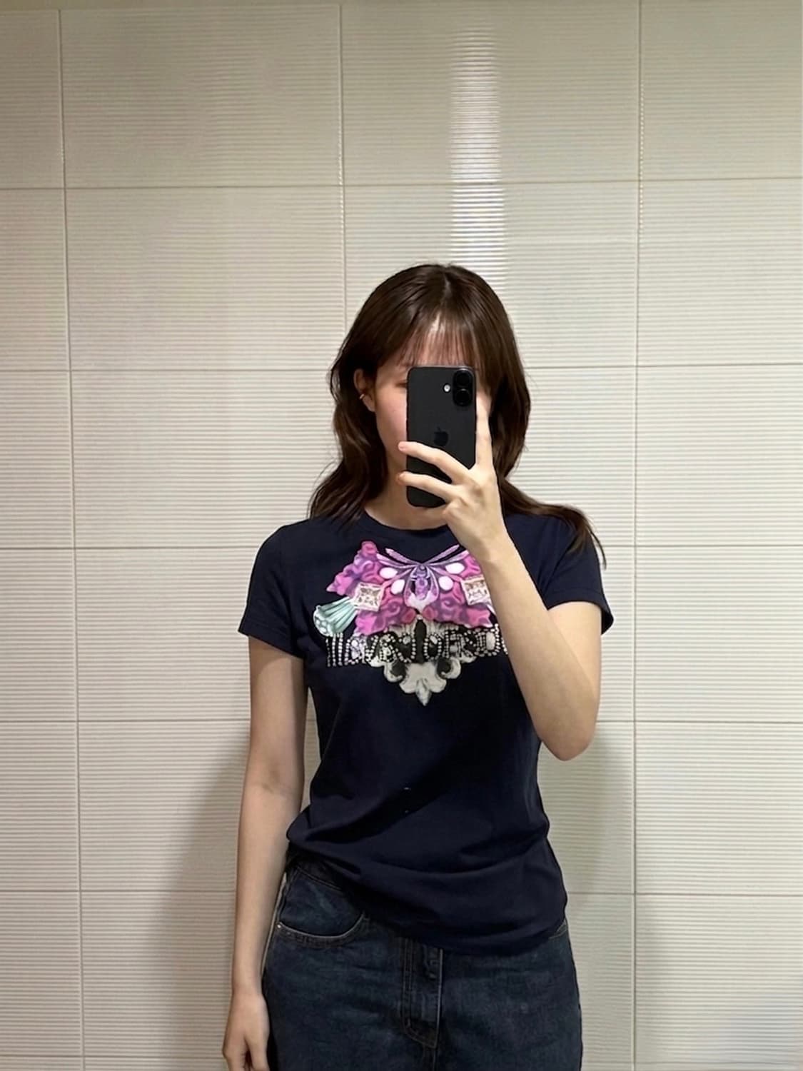 Roberto Cavalli Butterfly Graphic Tee  상품이미지1