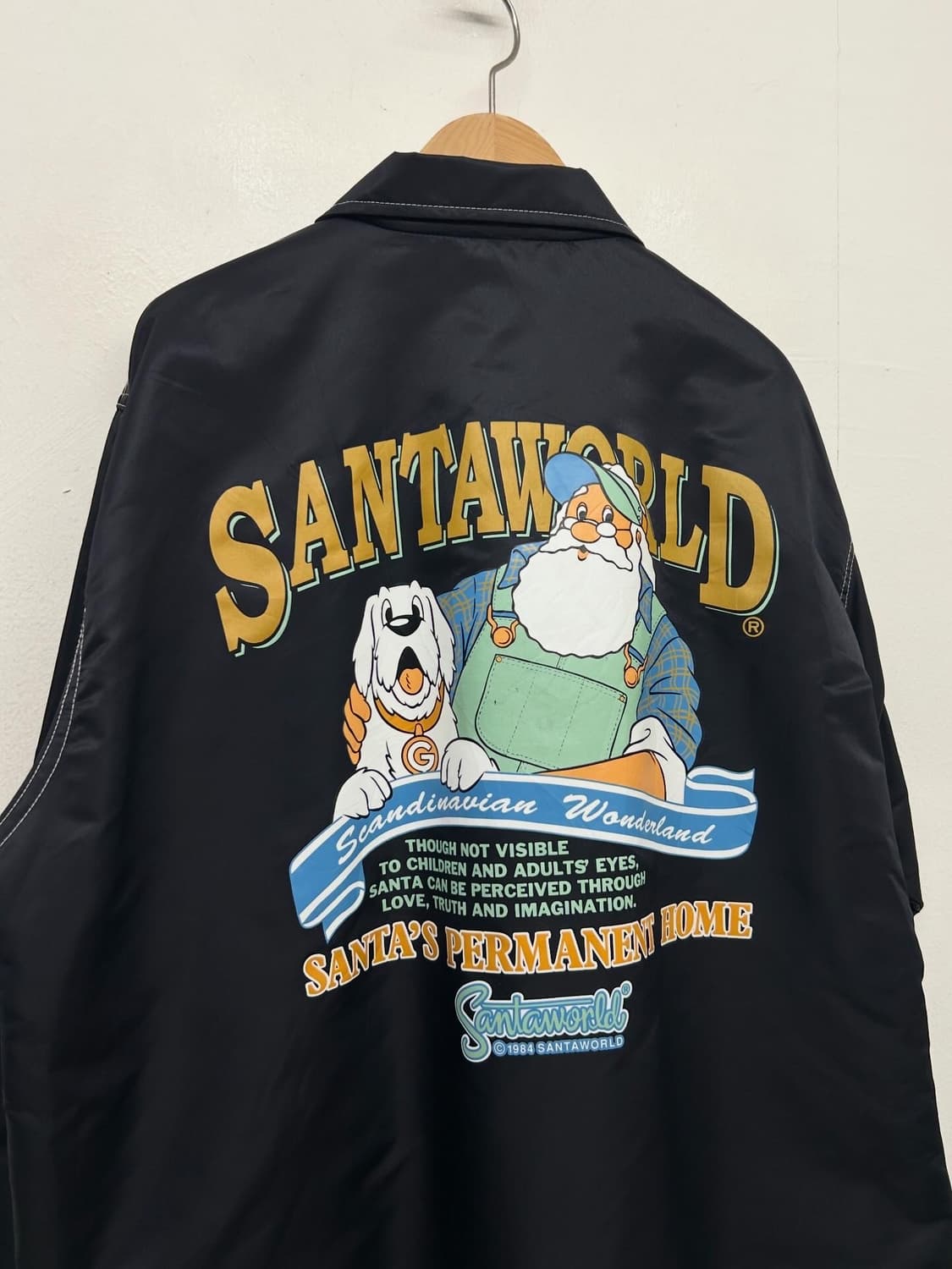산타월드 블랙 코치자켓 상품이미지4