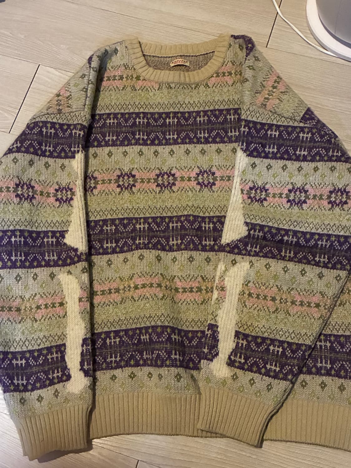 [3] KAPITAL 캐피탈 페어아일 본 니트 상품이미지1