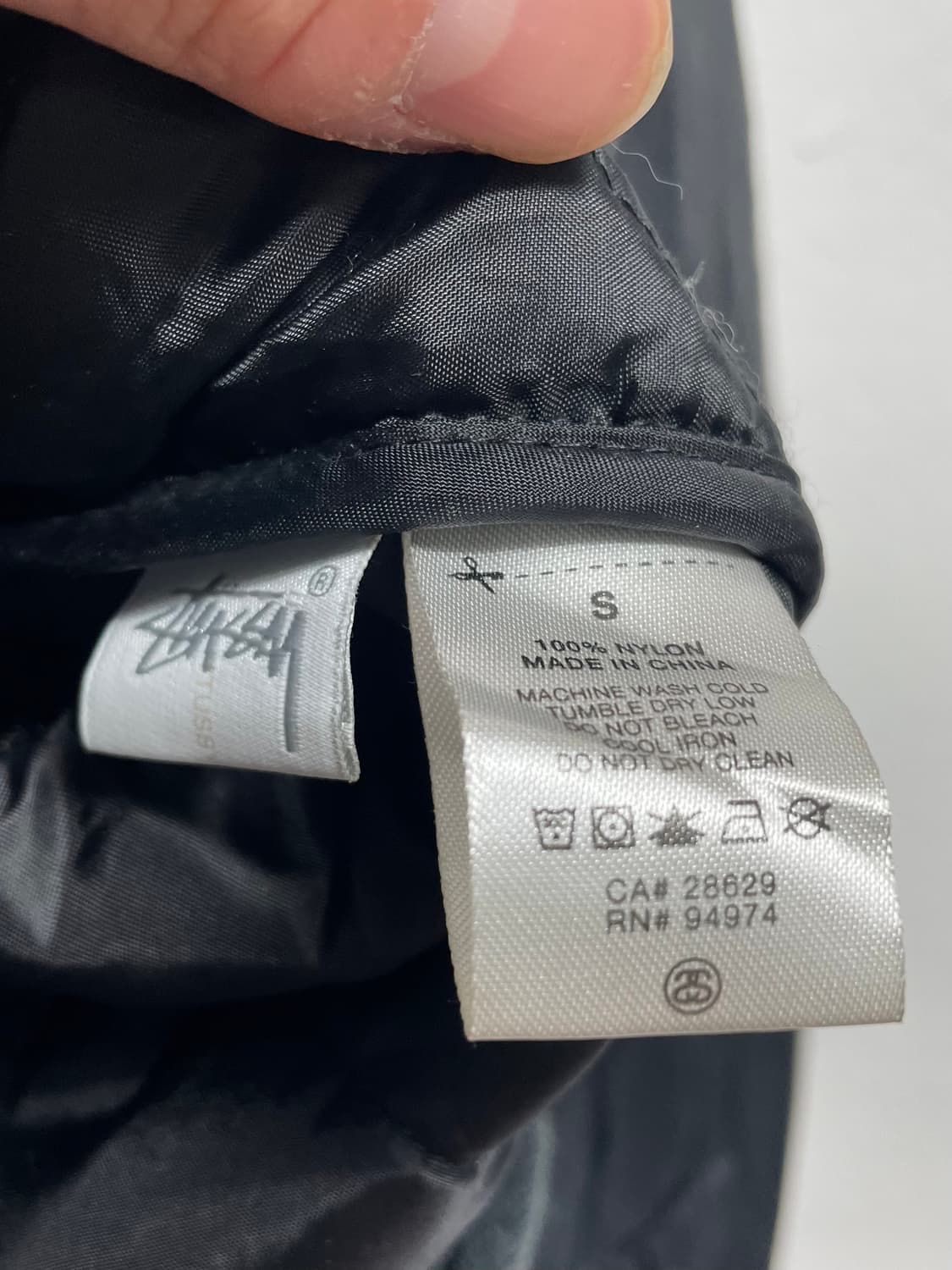 스투시 퀼티드 블랙 라이너 자켓  (on.431)   상품이미지5