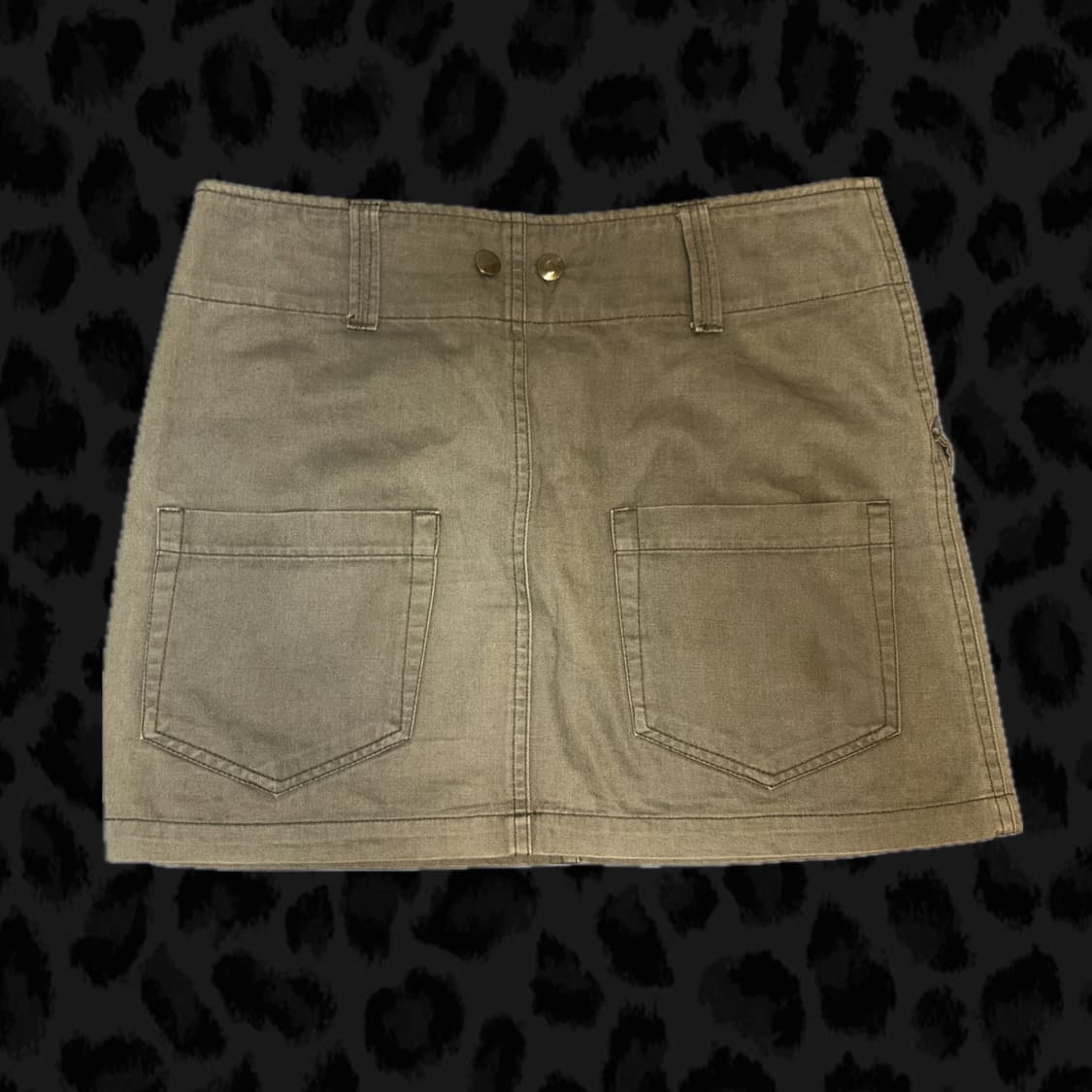 오네갸루 2000s 빈티지 로우 카고 스커트 상품이미지2