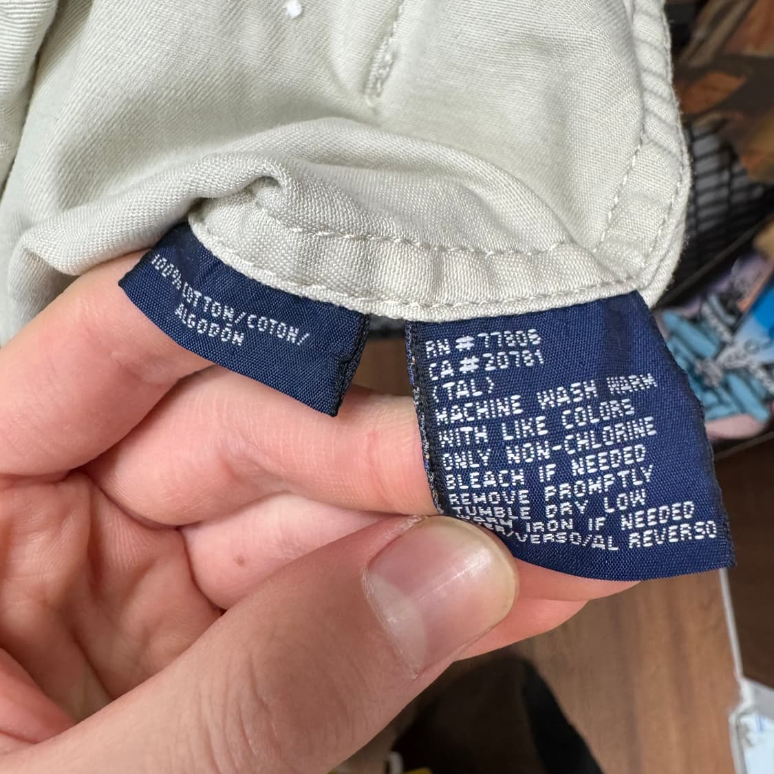 00s 하드록 X 타미힐피거 올드스쿨 봄버자켓 투포켓 디테일 화이트 상품이미지8