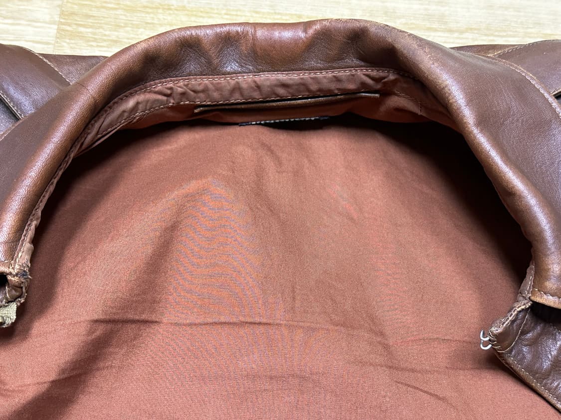 이스트맨레더 A2 호스하이드 플라이트자켓 상품이미지4