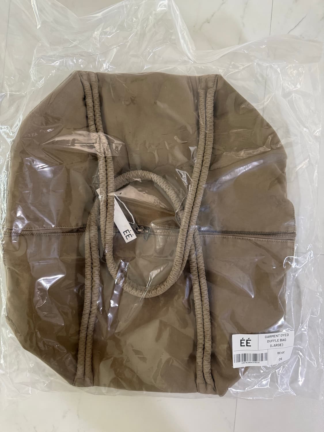 EE 더플백 라지 베이지 상품이미지1