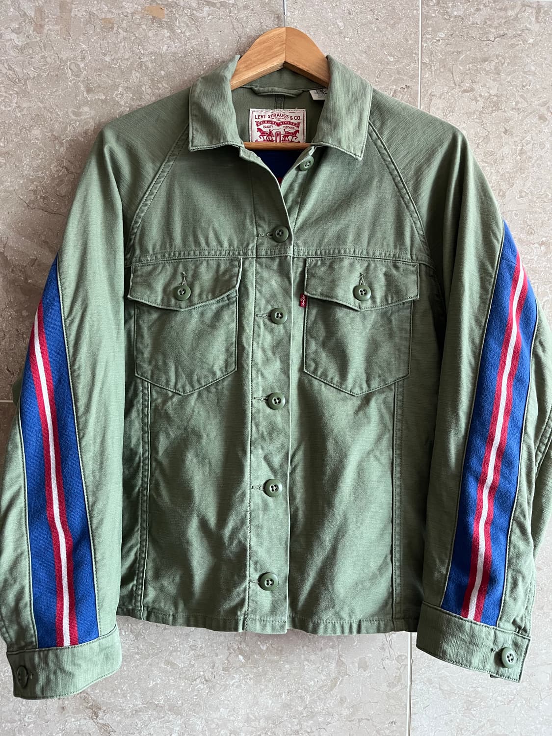 리바이스 올리브 여성 야상 자켓 상품이미지1