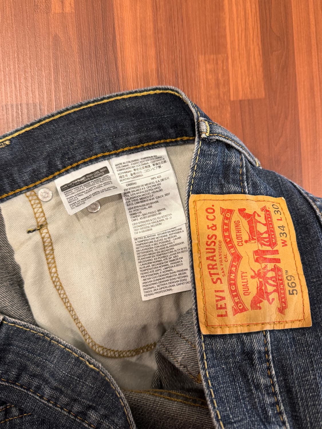 Levis 리바이스 569 데님 팬츠 (36inch) 상품이미지9