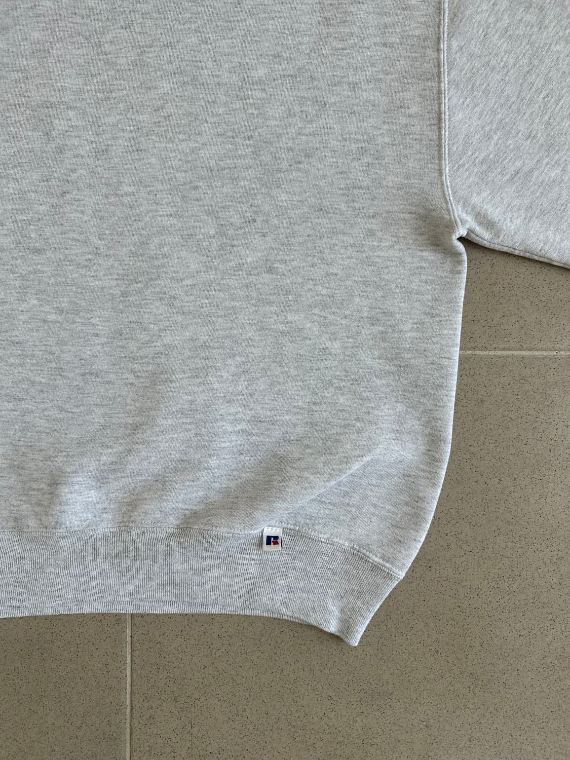 90s 빈티지 러셀 스웻셔츠 밝은그레이 L USA 상품이미지3