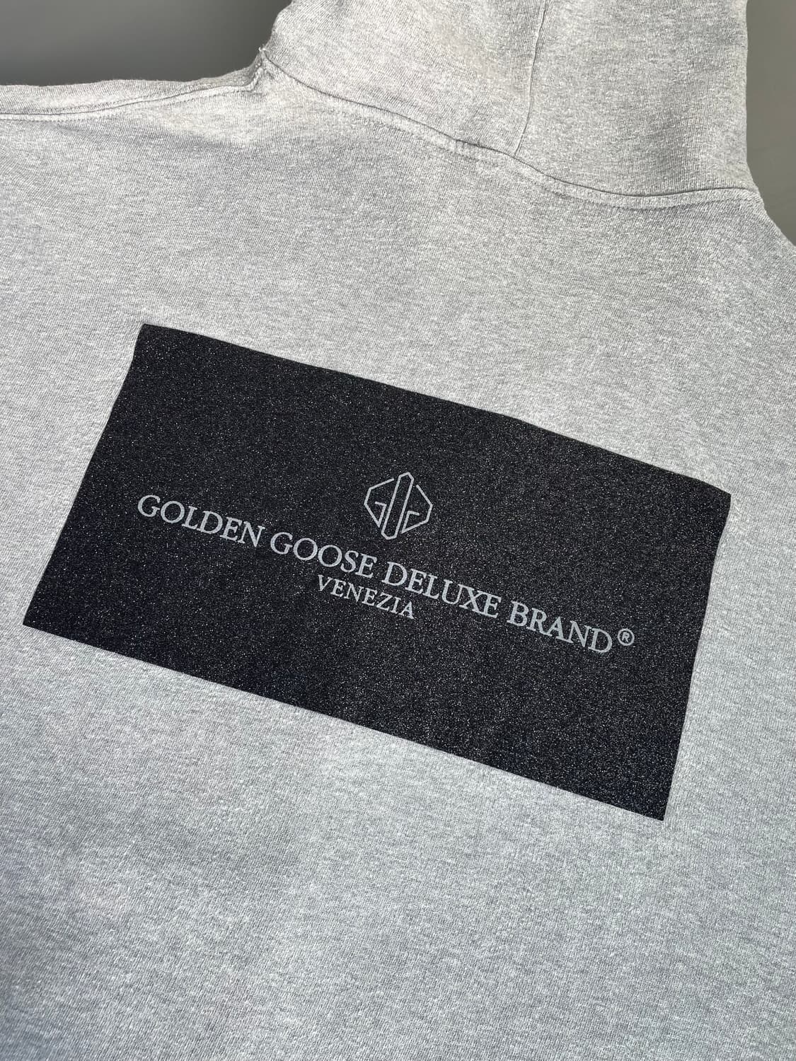 [L] 골든구스 백프린팅 로고 후드 집업 자켓 상품이미지5