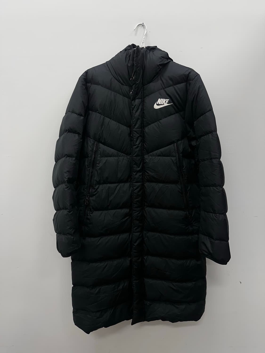 NIKE 나이키 덕다운 롱패딩 블랙 M 상품이미지9