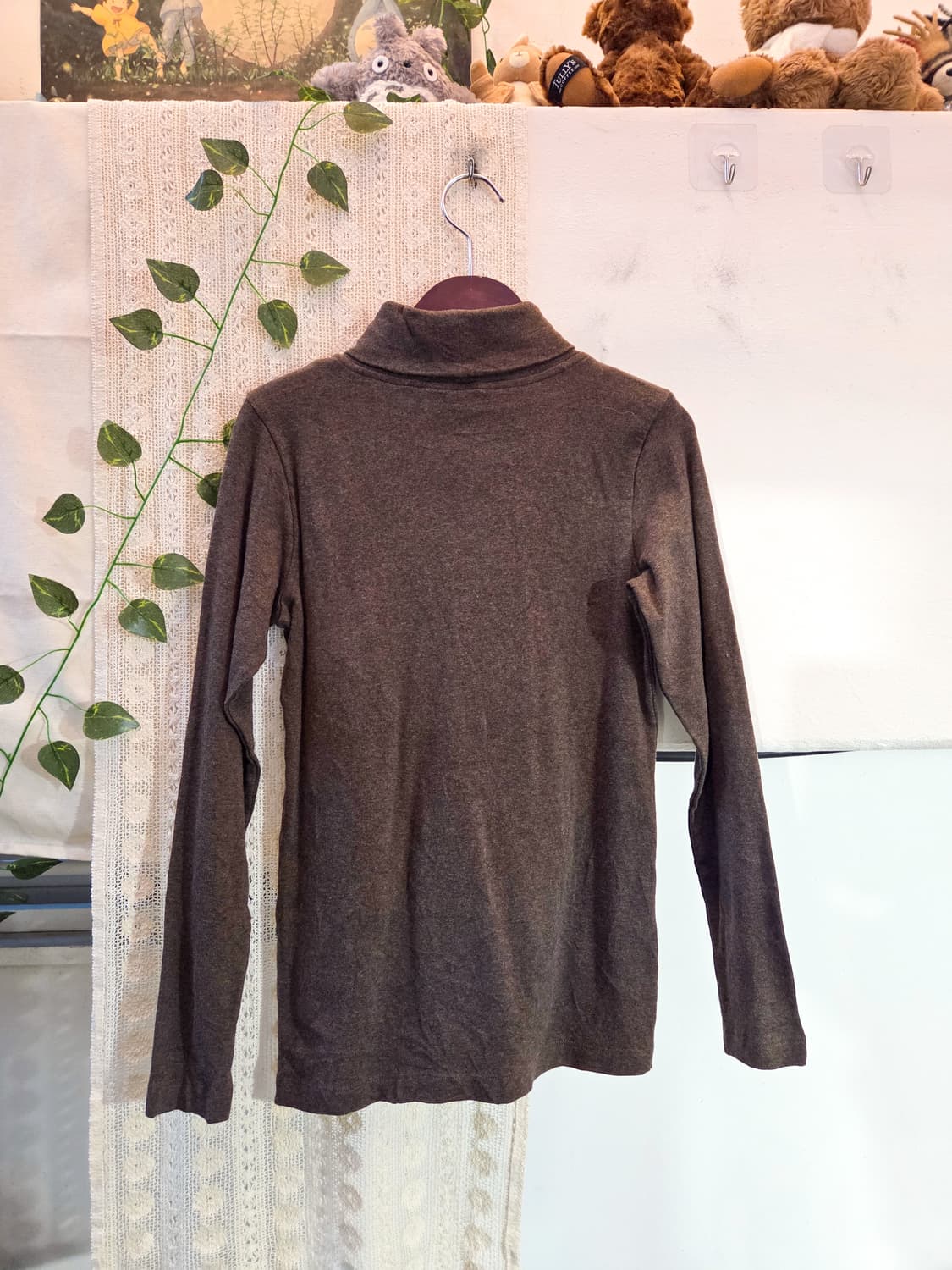 초코브라운 목폴라 슬리브 상품이미지4