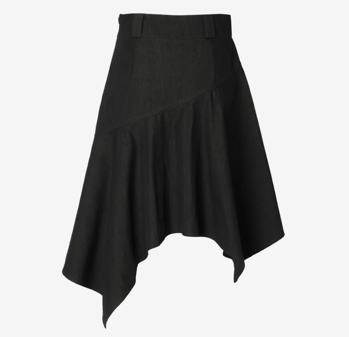 카키포인트 Unbalanced Midi Skirt 미디스커트 상품이미지2