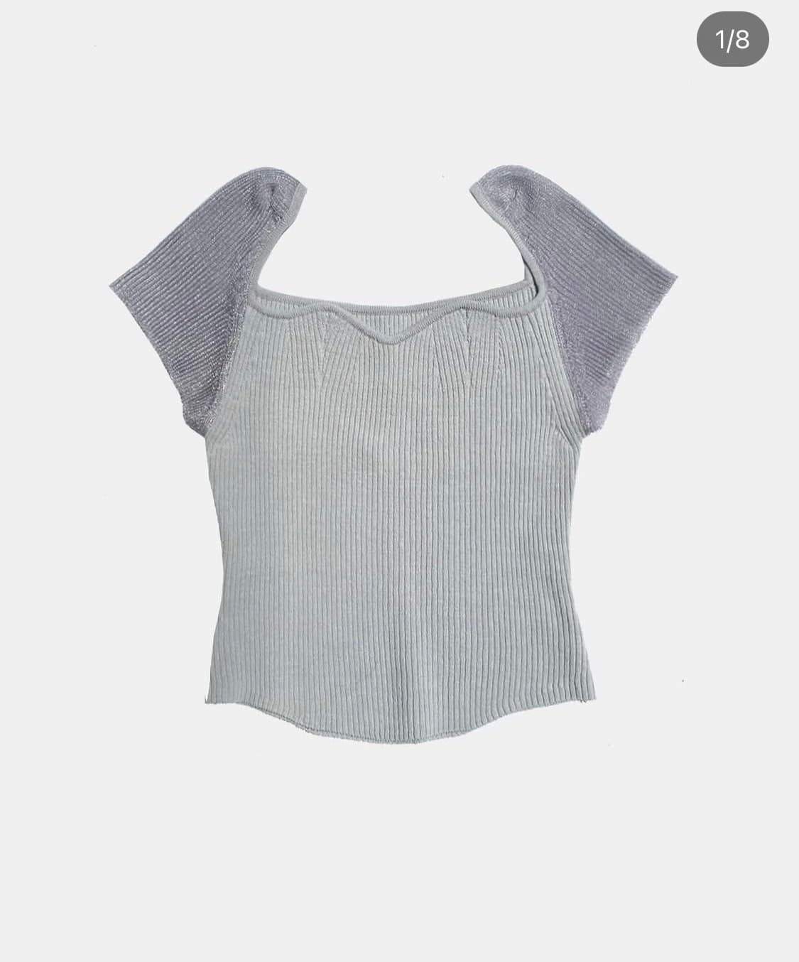lalameemee 라라미미 sheer sleeeve knitblouse 상품이미지1