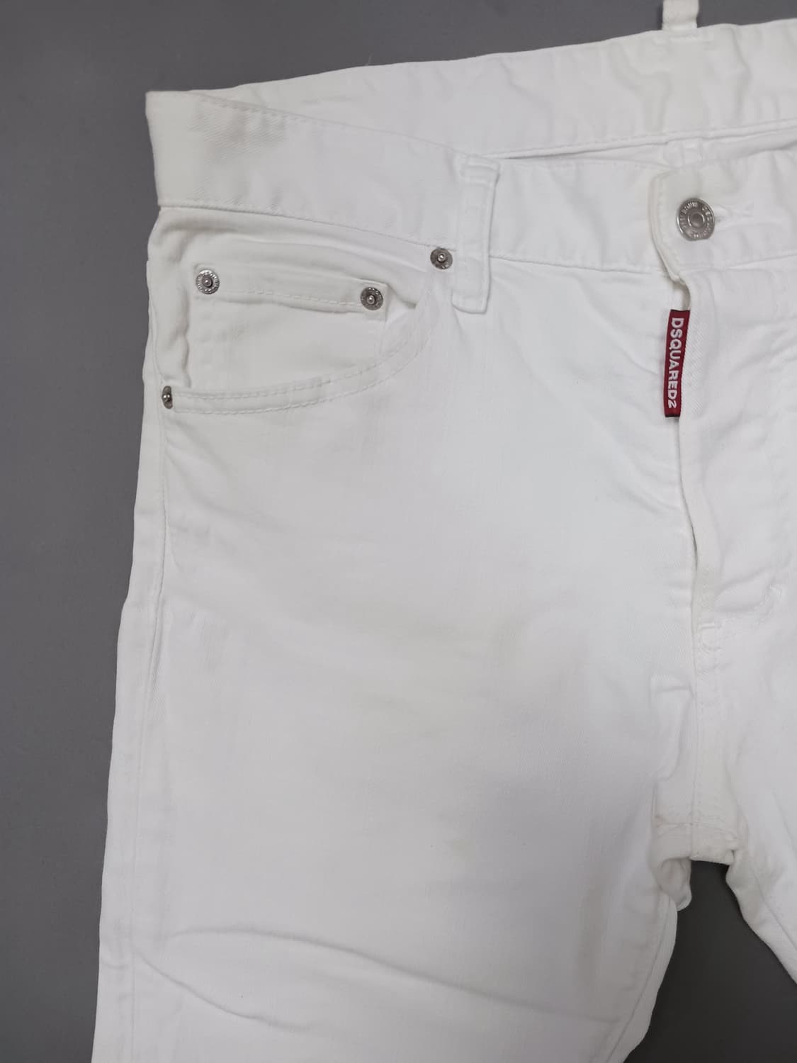 [32] 정품 디스퀘어드2 스키니 단 화이트진 청바지 상품이미지2