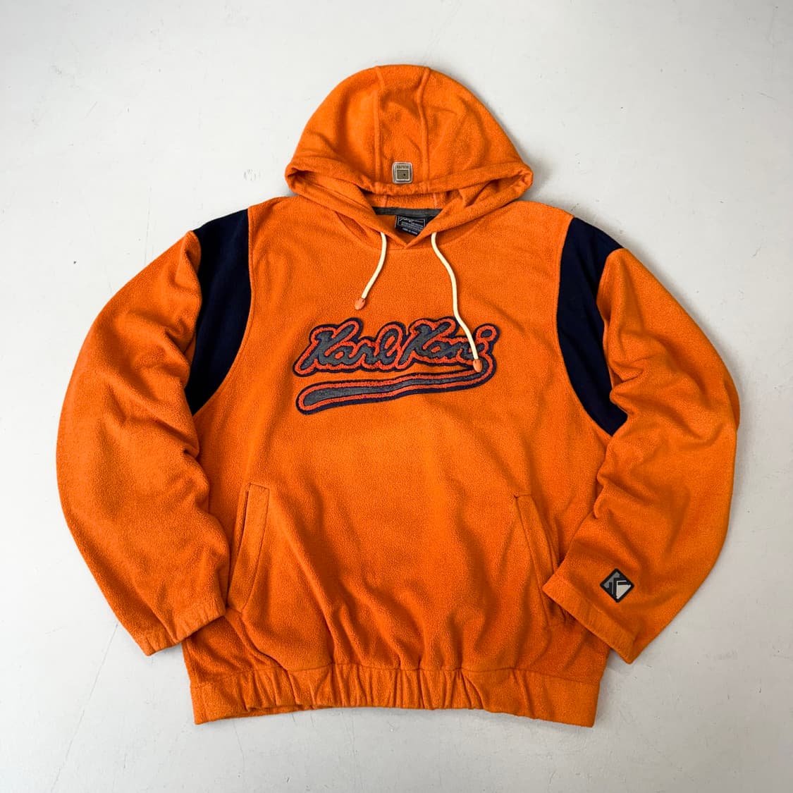 칼카니 빅로고 올드스쿨 플리스 오버핏 후드티 상품이미지2