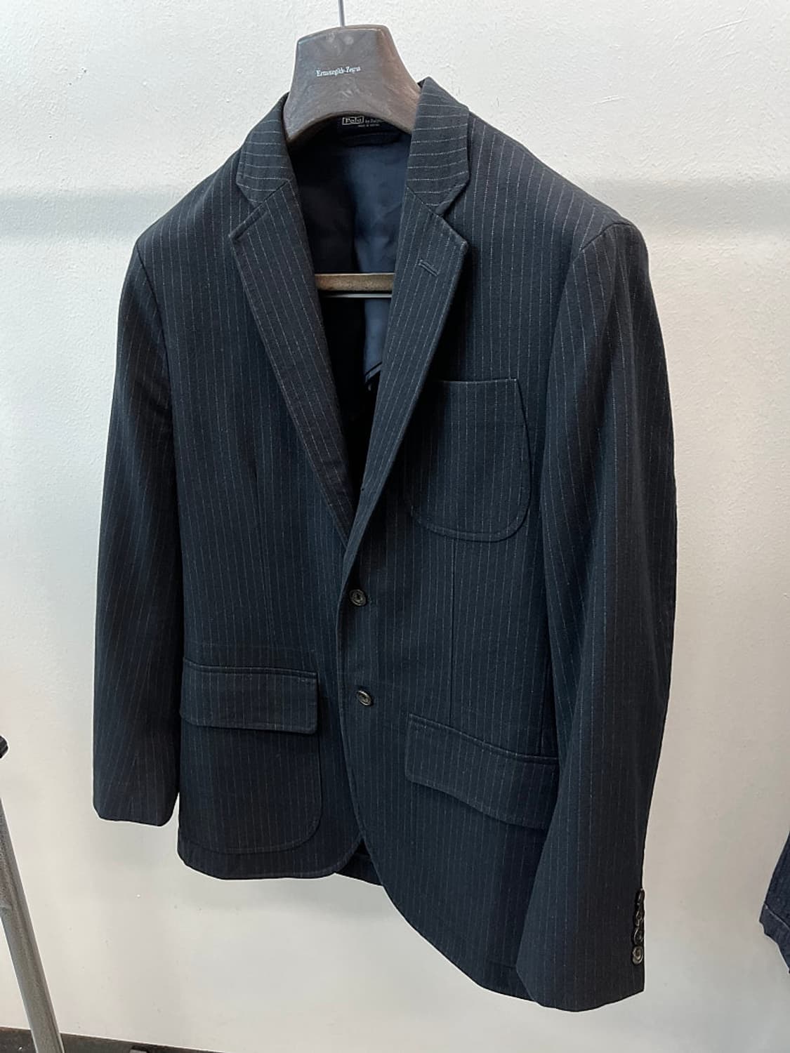 95-100) 폴로 스트라이프 코튼자켓  상품이미지1