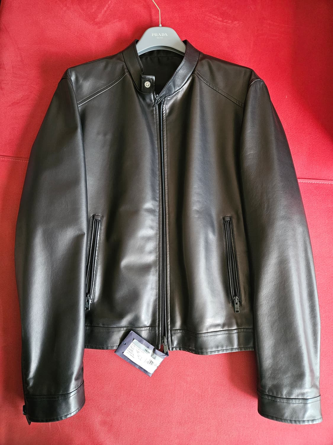 [50] 프라다 리버시블 레더 자켓 상품이미지2