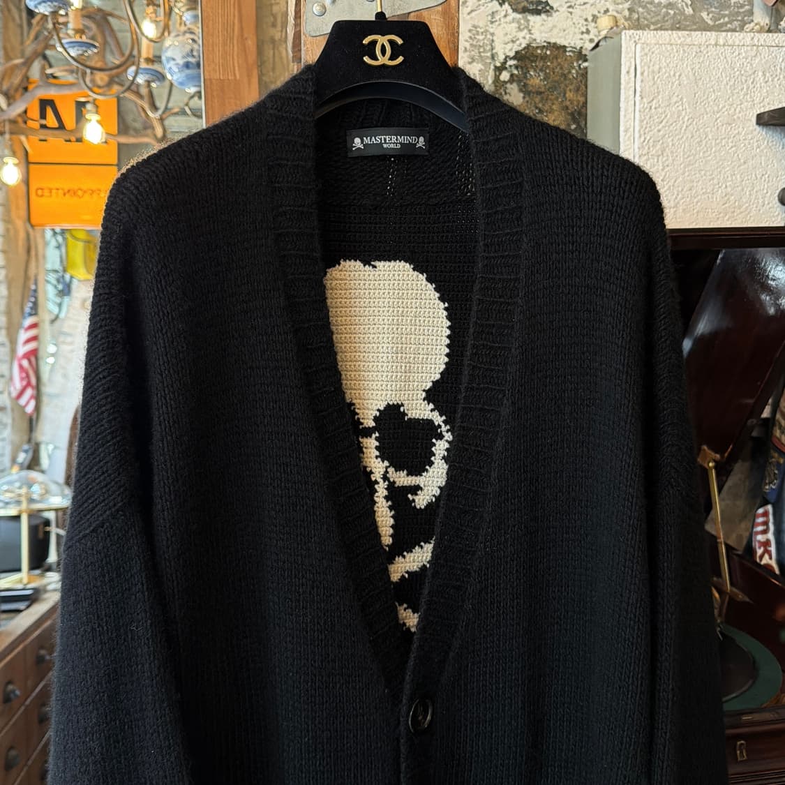 마스터마인드 캐시미어 자수 가디건 상품이미지7