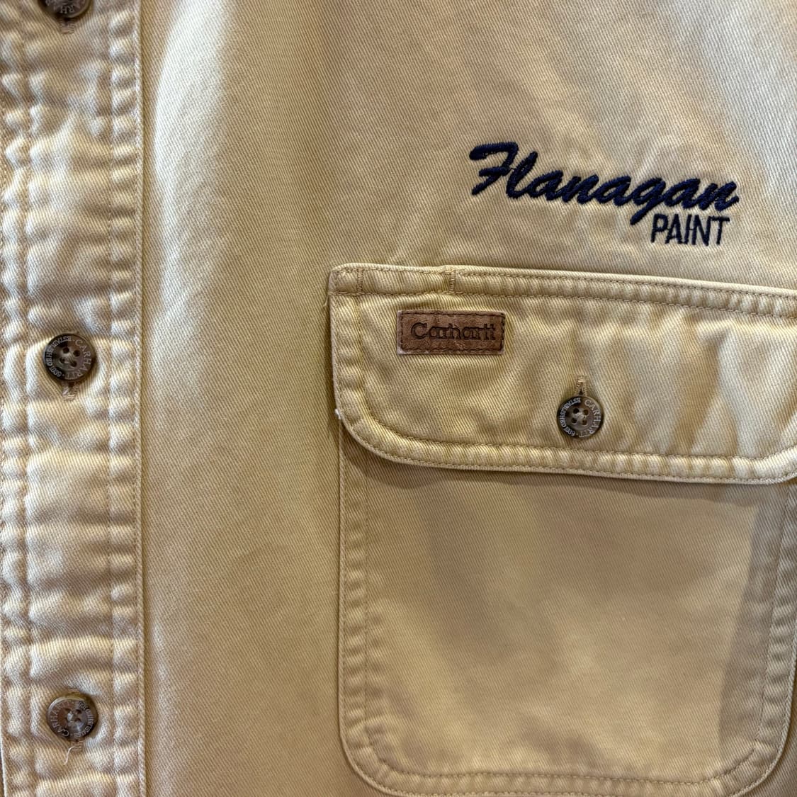 칼하트 워크 셔츠 베이지 XL 상품이미지5
