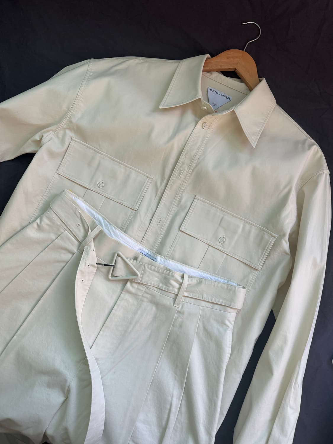 보태가베네타 셔츠 셋업 50/48 상품이미지1