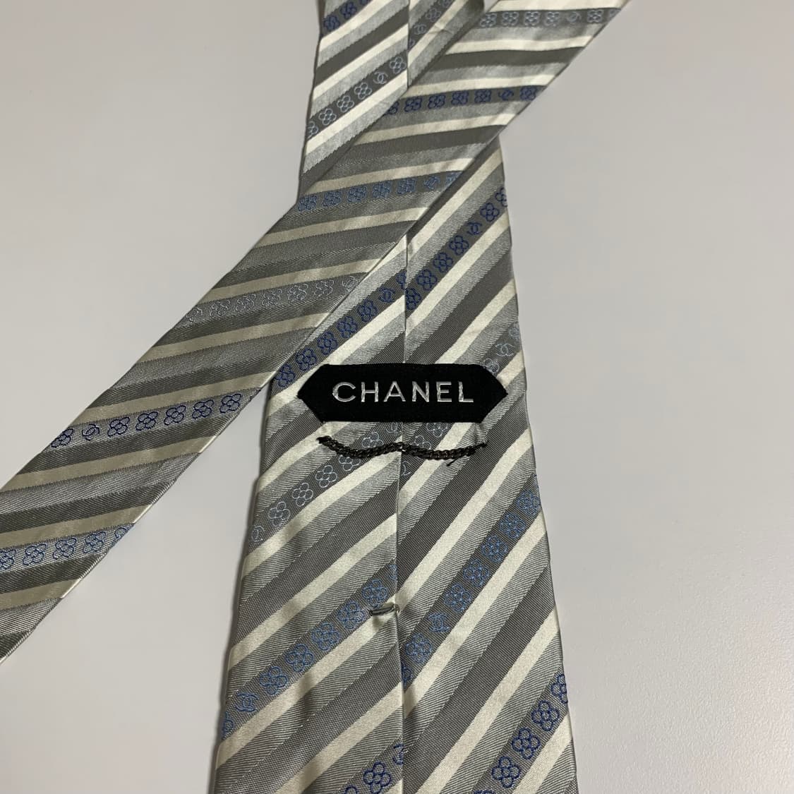 샤넬(CHANEL) 스트라이프 넥타이 명품 A+등급 상품이미지5