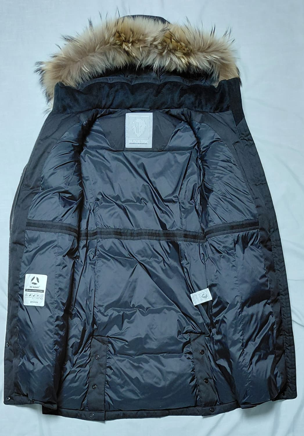 블랙야크 여성 블랙 롱패딩 90 상품이미지4