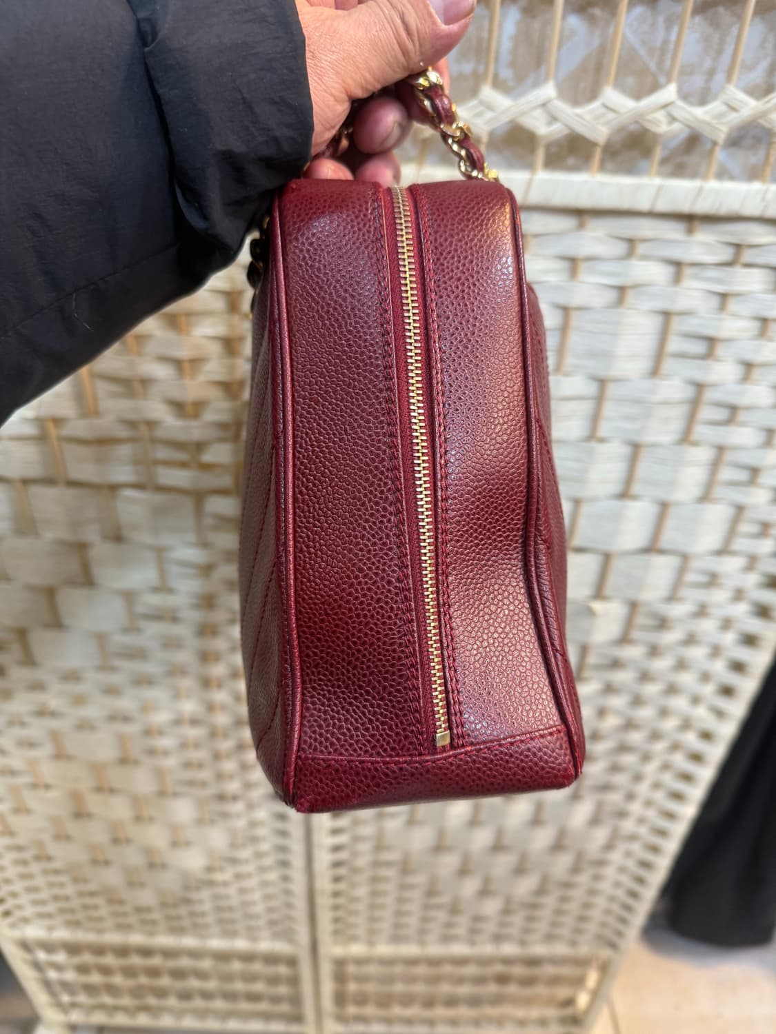 정품 샤넬 쉐프론 캐비어 체인 숄더백 팝니다 상품이미지6