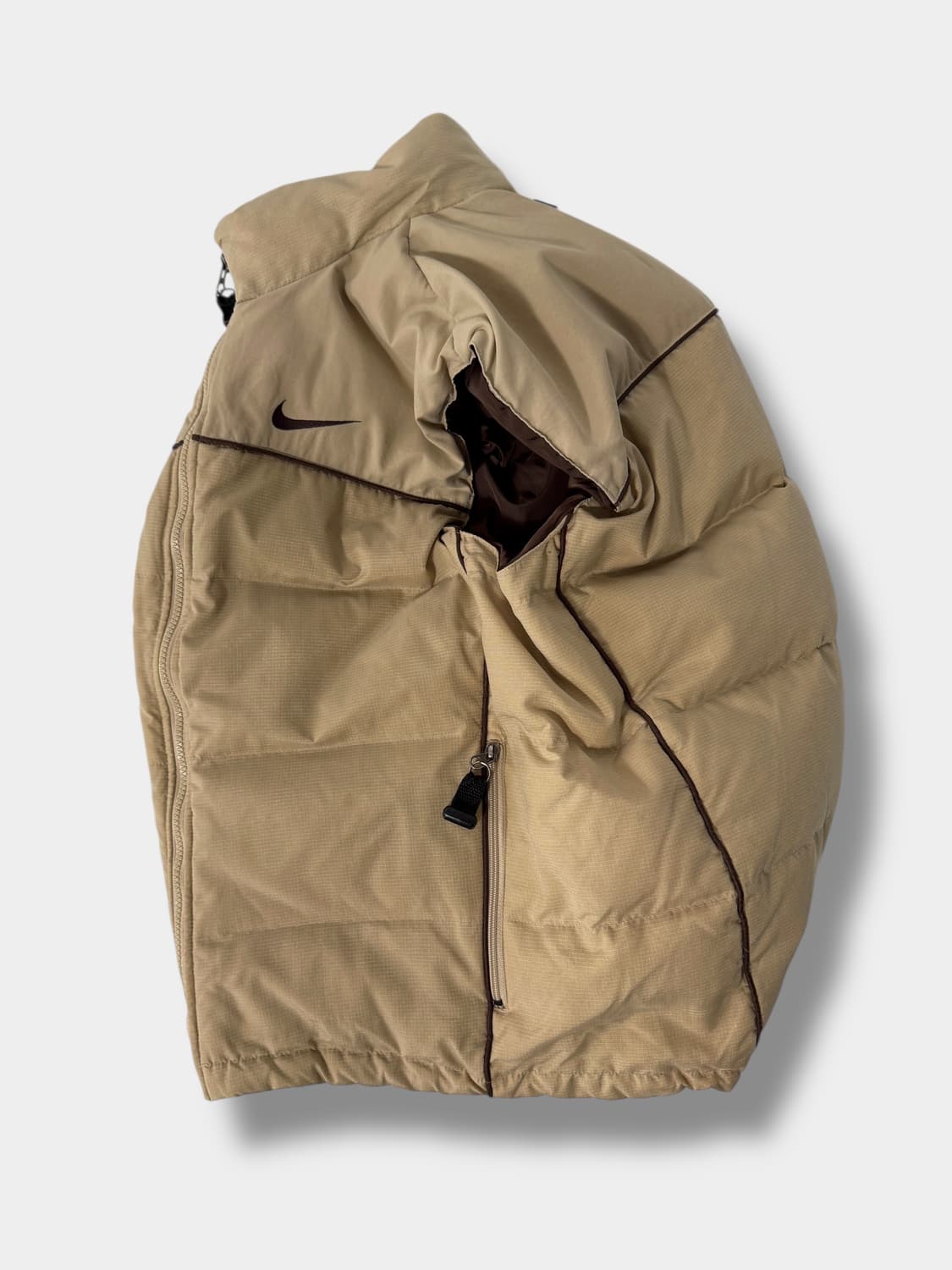 나이키 ACG 루즈핏 90‘s 베이지 브라운 텍티컬 덕다운 패딩 베스트 상품이미지3