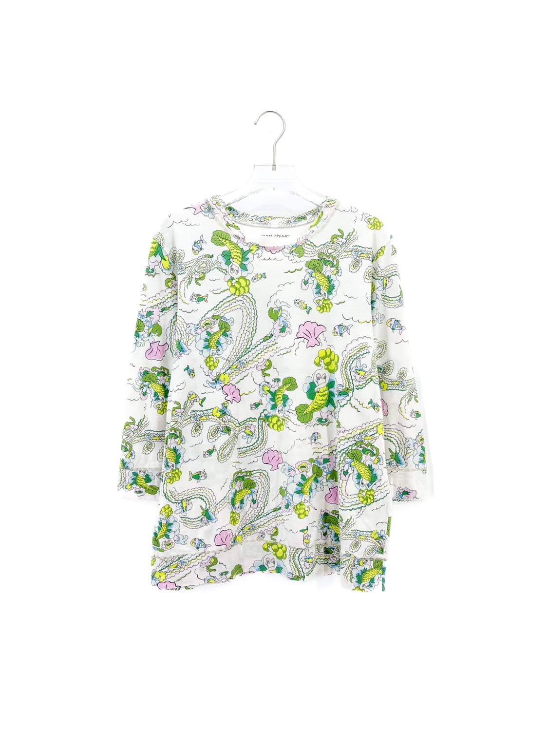 츠모리 치사토 슬립 그래픽 긴팔티셔츠 상품이미지1