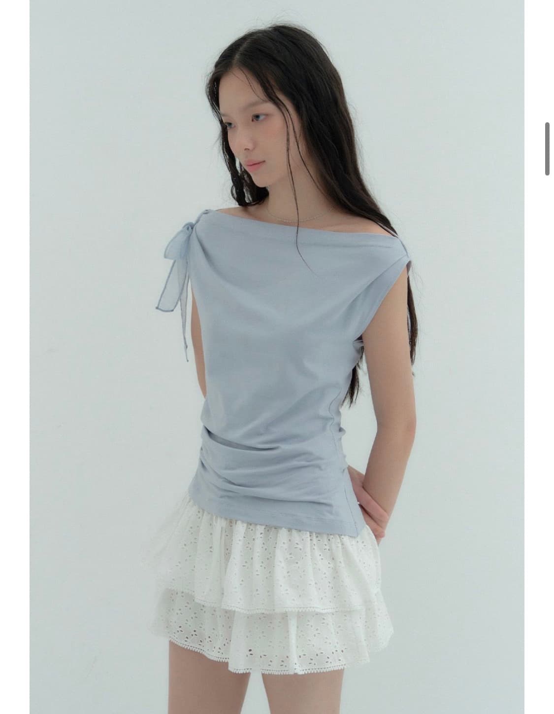 플로움 드레이프 오프숄더 상품이미지1