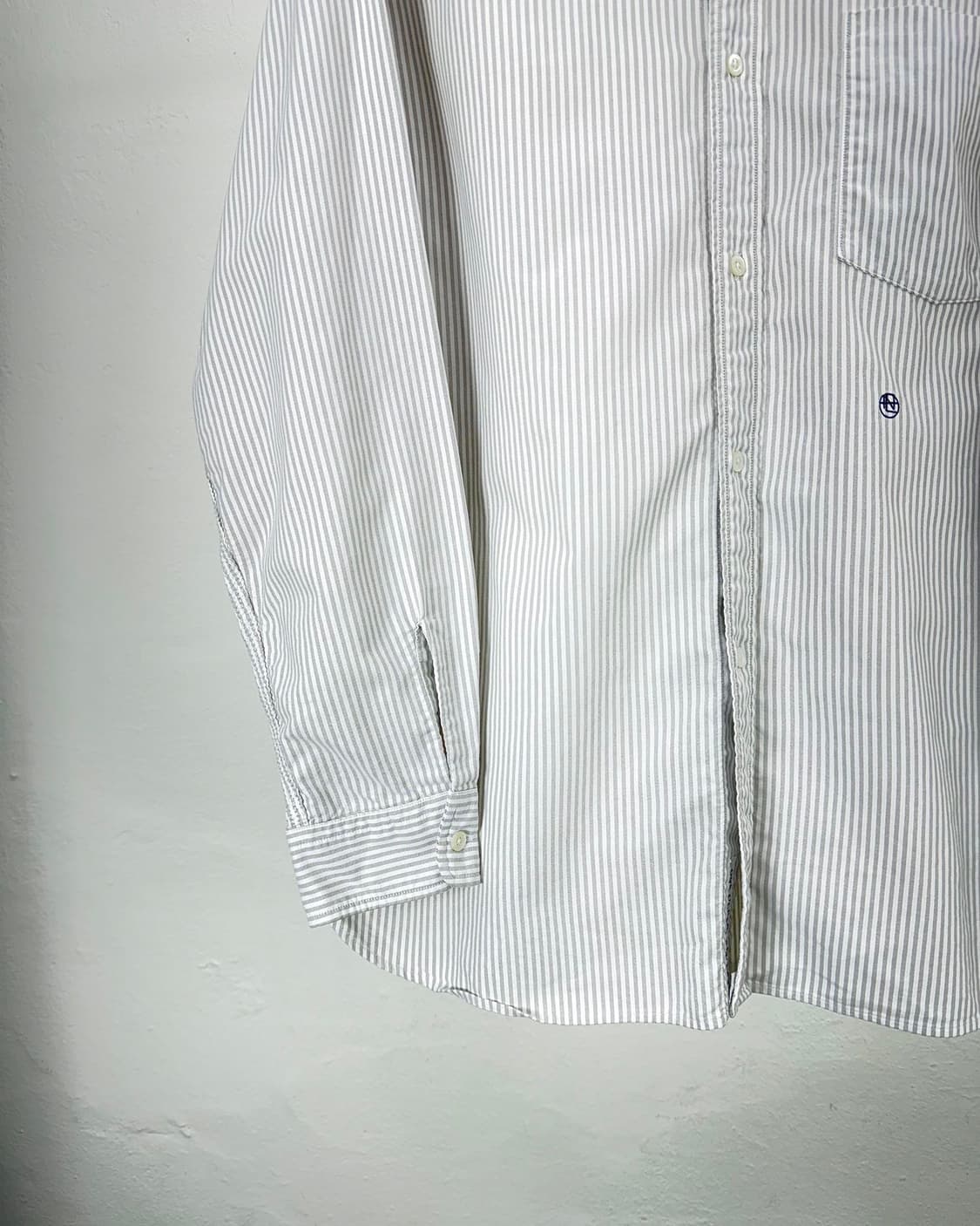 나나미카 버튼 다운 스트라이프 윈드 셔츠 상품이미지4