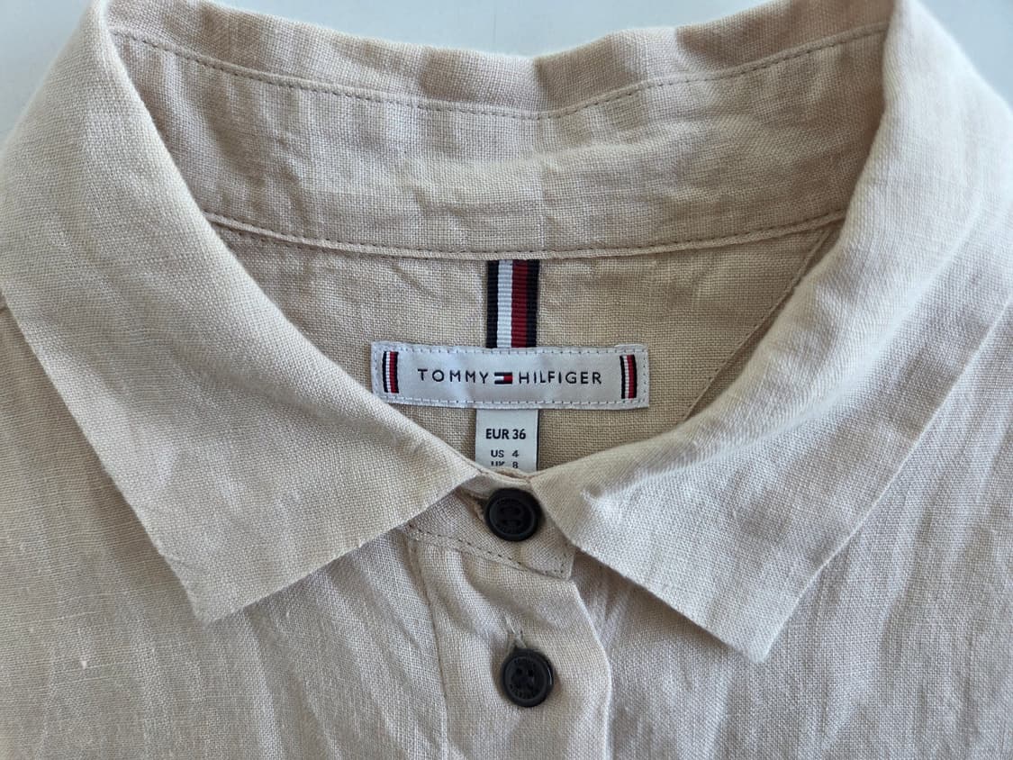 타미힐피거 린넨셔츠 베이지 EUR 36 상품이미지3