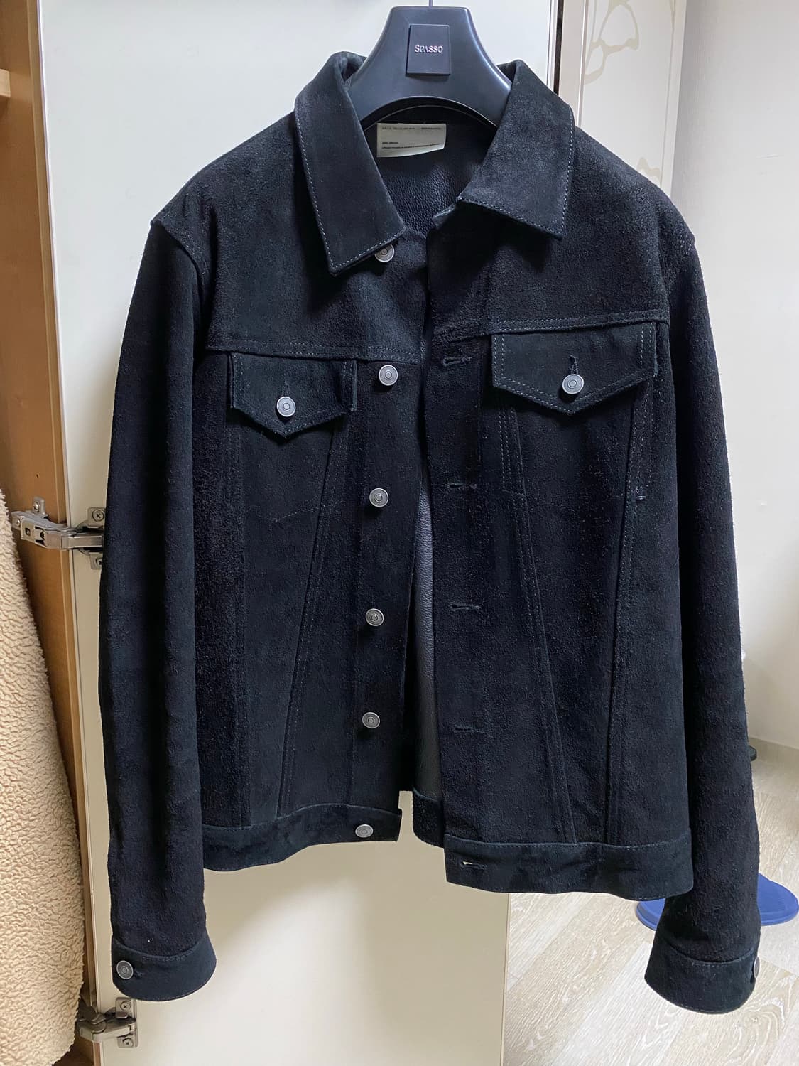 자라 오리진스 스웨이드 트러커 자켓 L-XL 상품이미지3