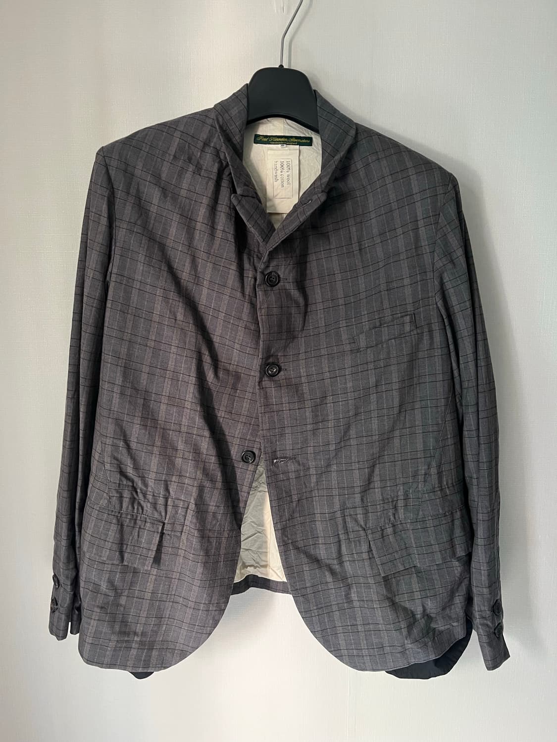 paul harnden checked tailered jacket 상품이미지1