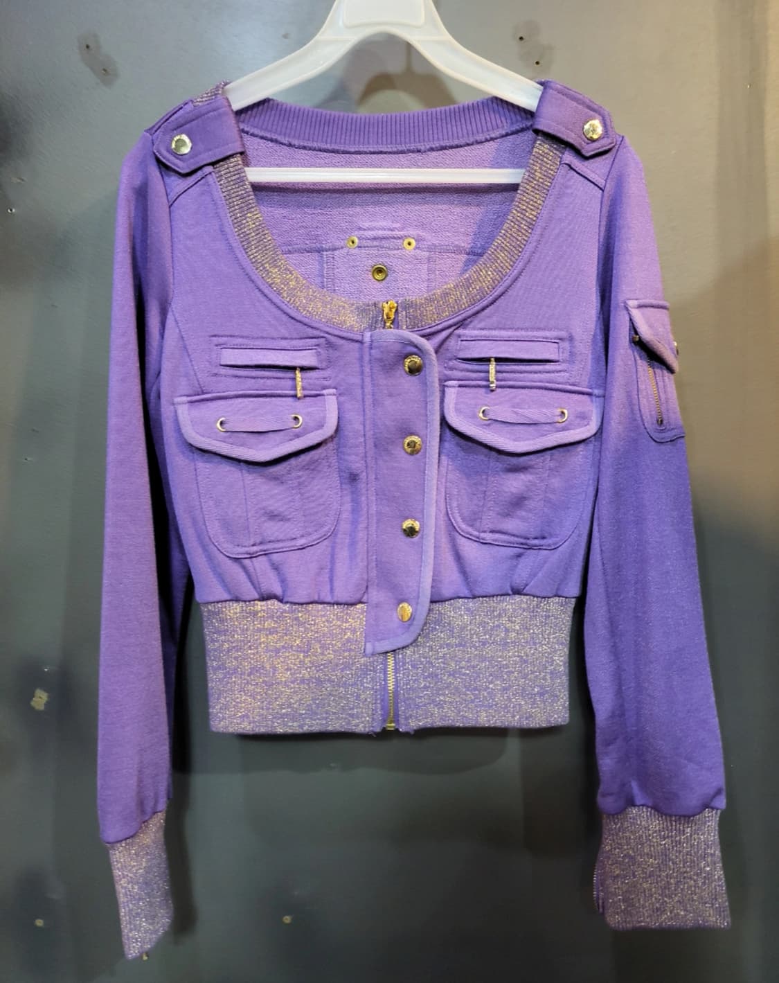 Ggpx y2k 갸루 숏 가디건 상품이미지2