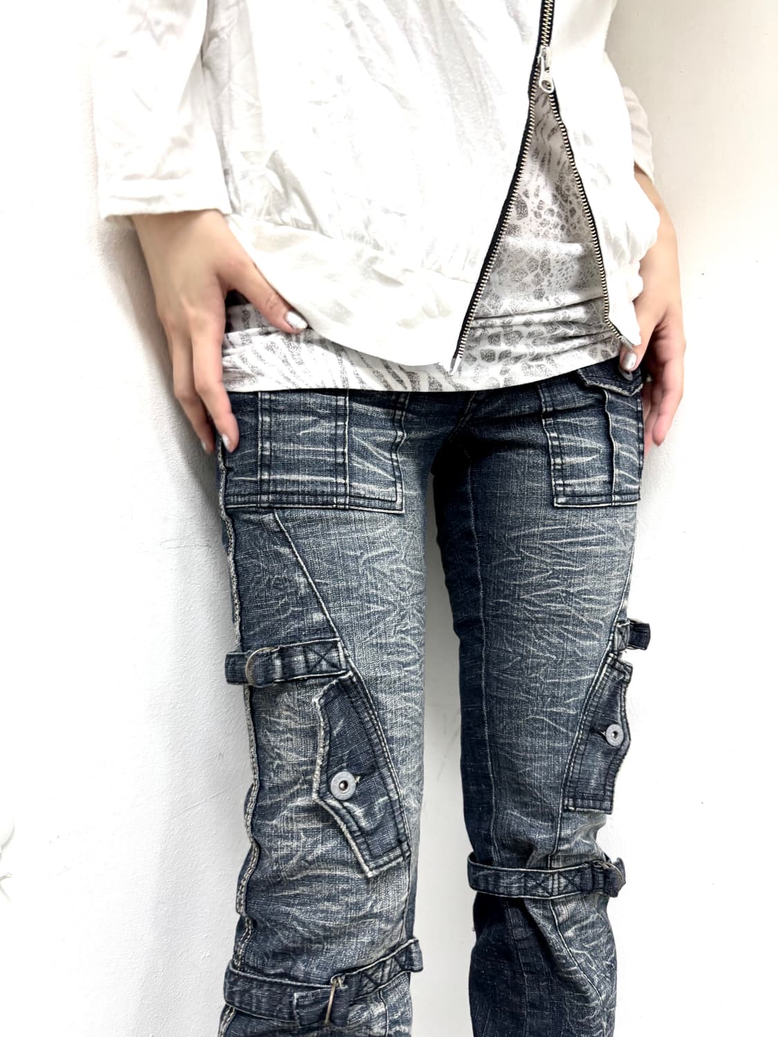 “MOUSSY” 00’s Print Zebra Pattern Sleeve 상품이미지9
