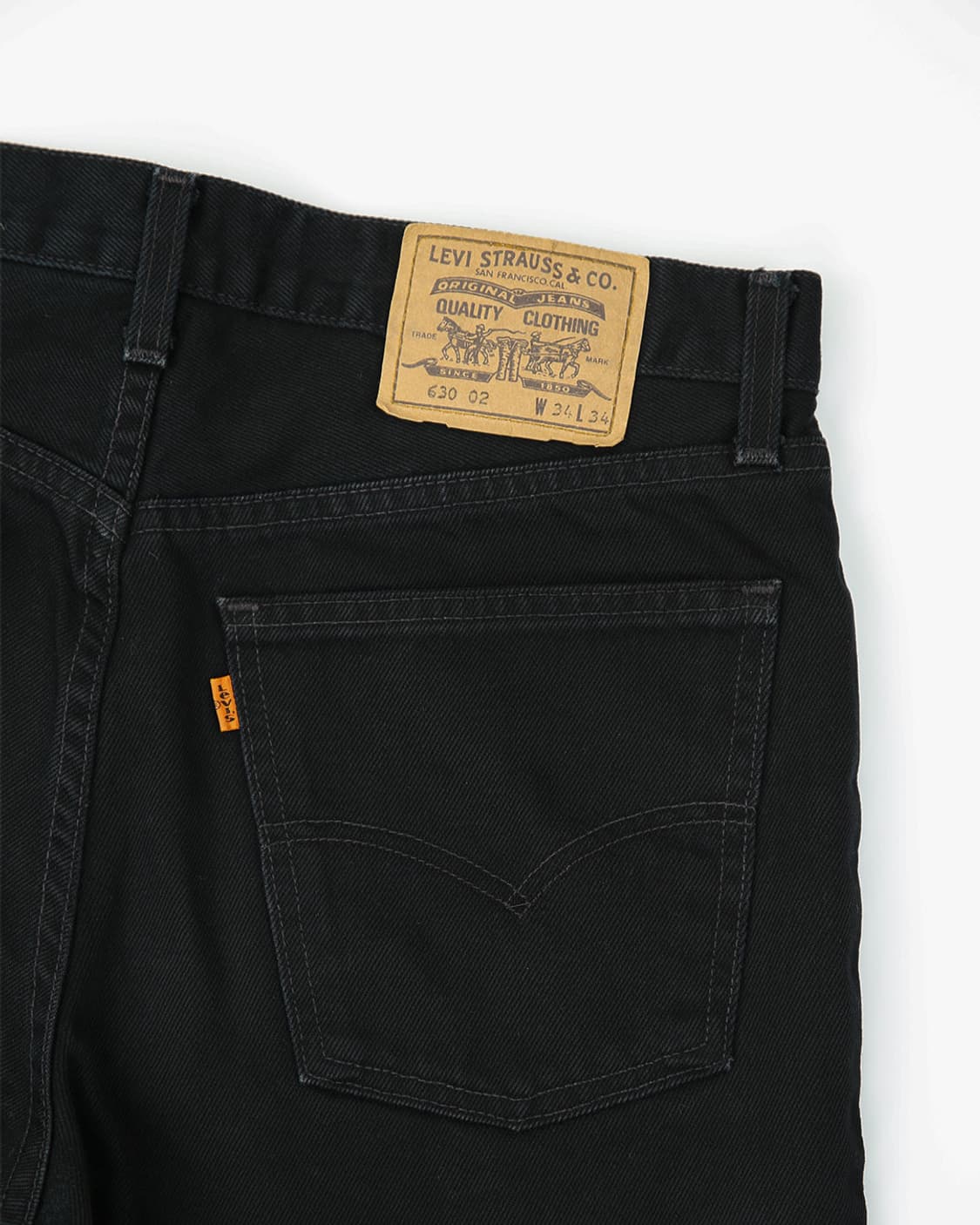 90's Levi's 630 orange tab Denim Pants 상품이미지4